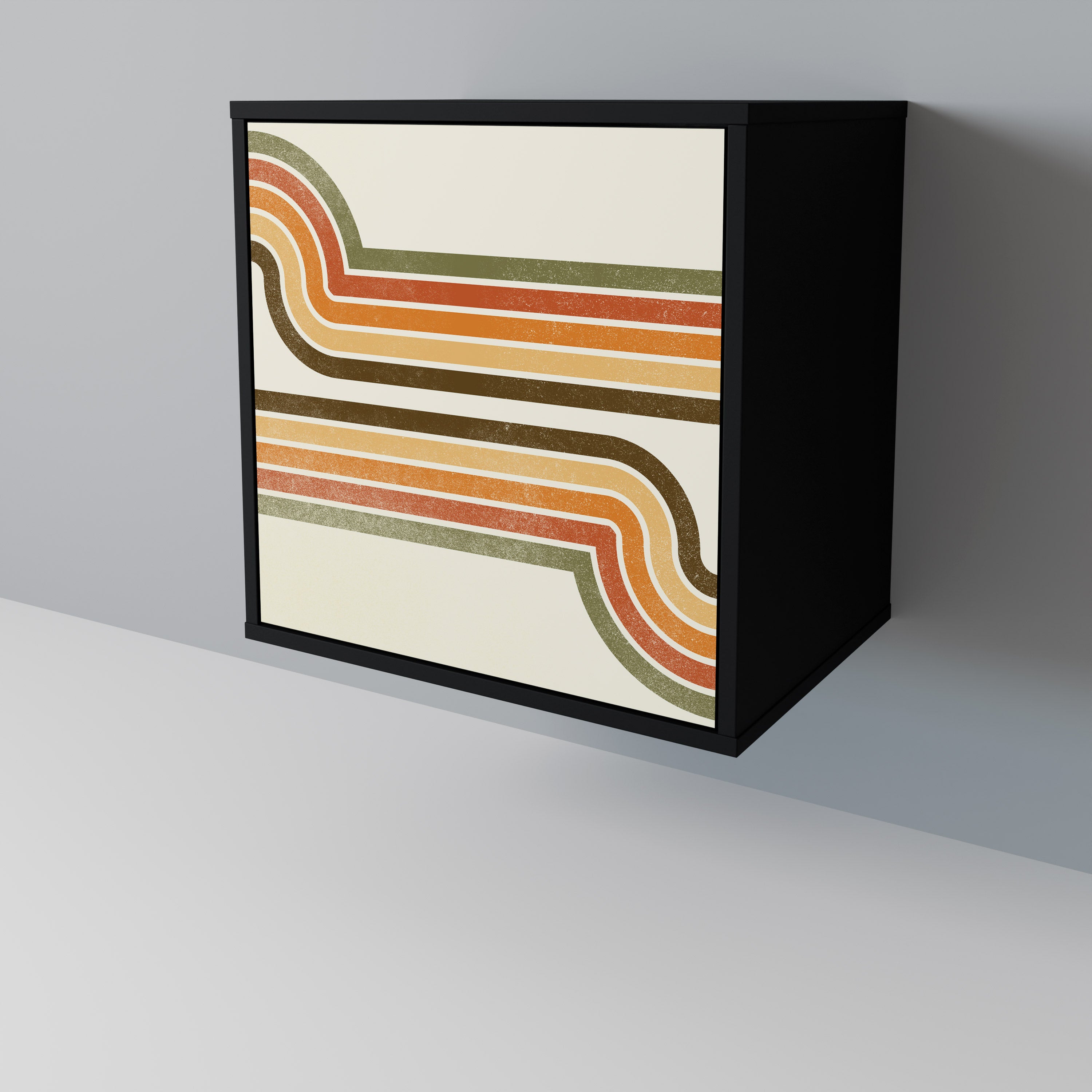 EXCEPTIONAL STREAM Komoda 1-drzwiowa korpus Czarny