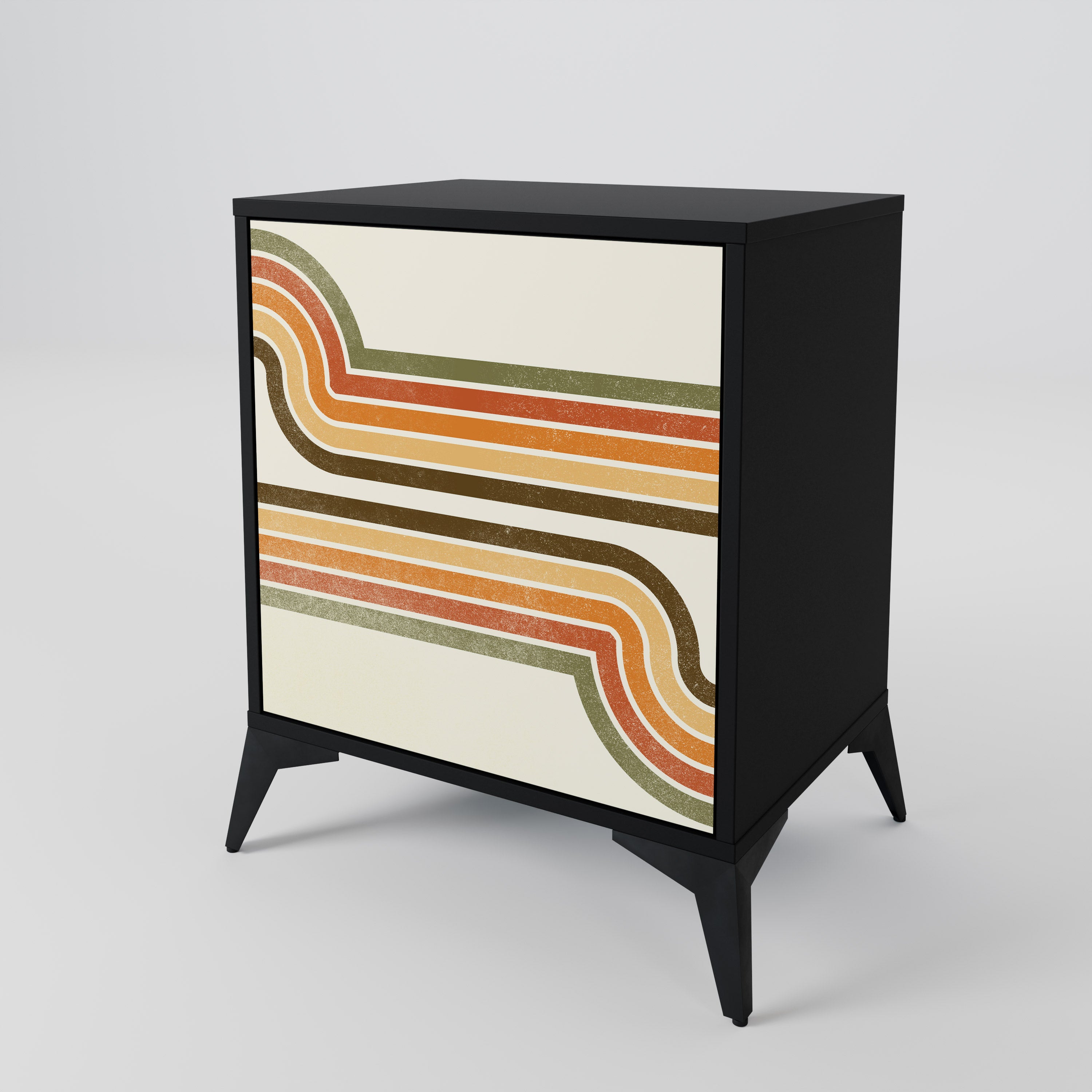 EXCEPTIONAL STREAM Komoda 1-drzwiowa korpus Czarny