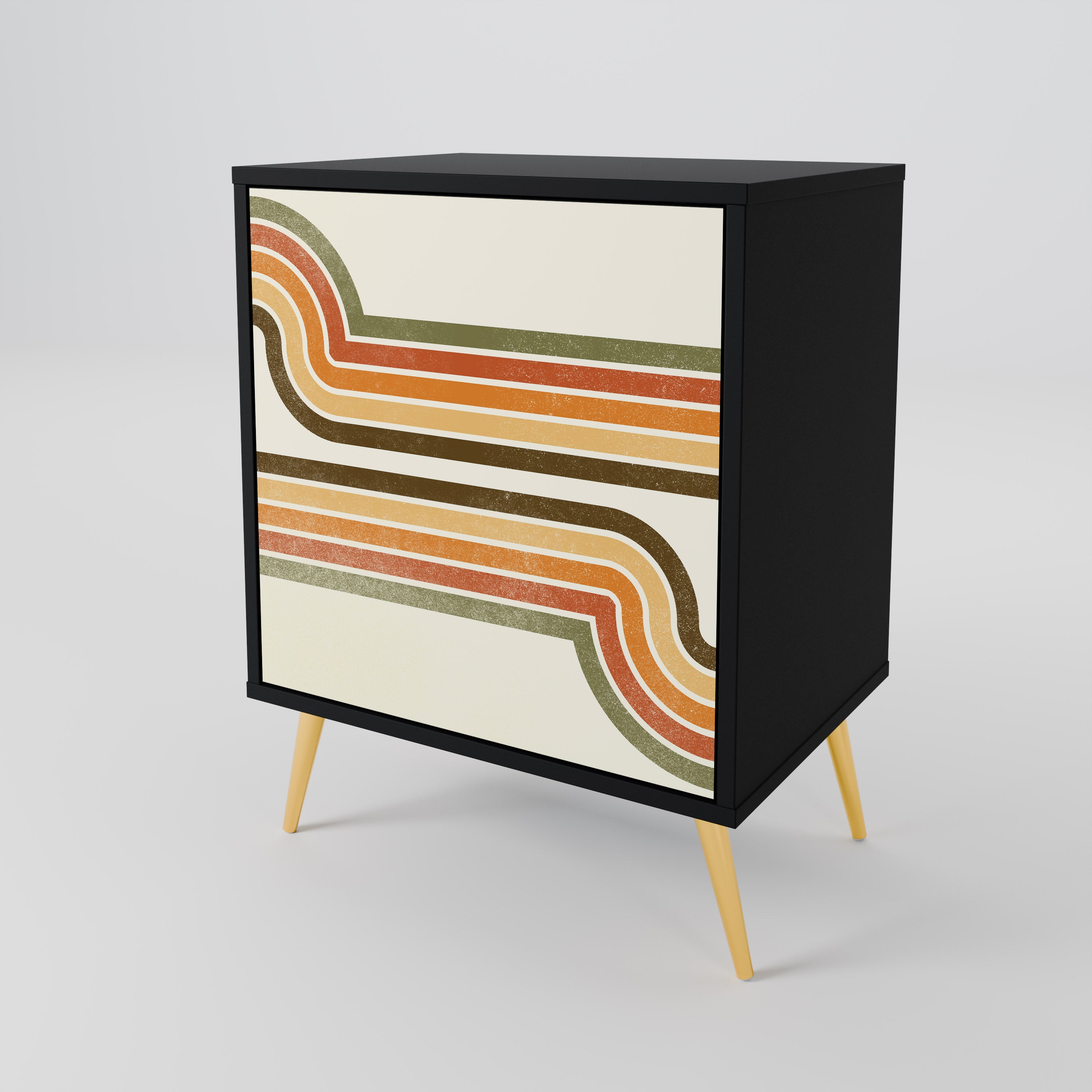 EXCEPTIONAL STREAM Komoda 1-drzwiowa korpus Czarny