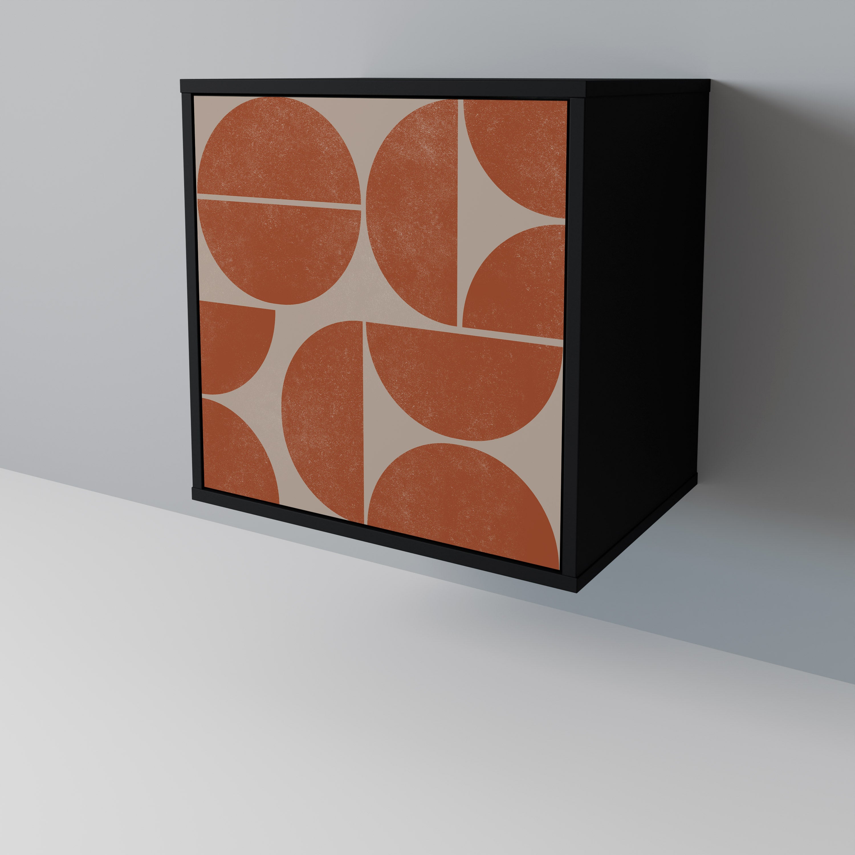 REPETITION COMPULSION Komoda 1-drzwiowa korpus Czarny