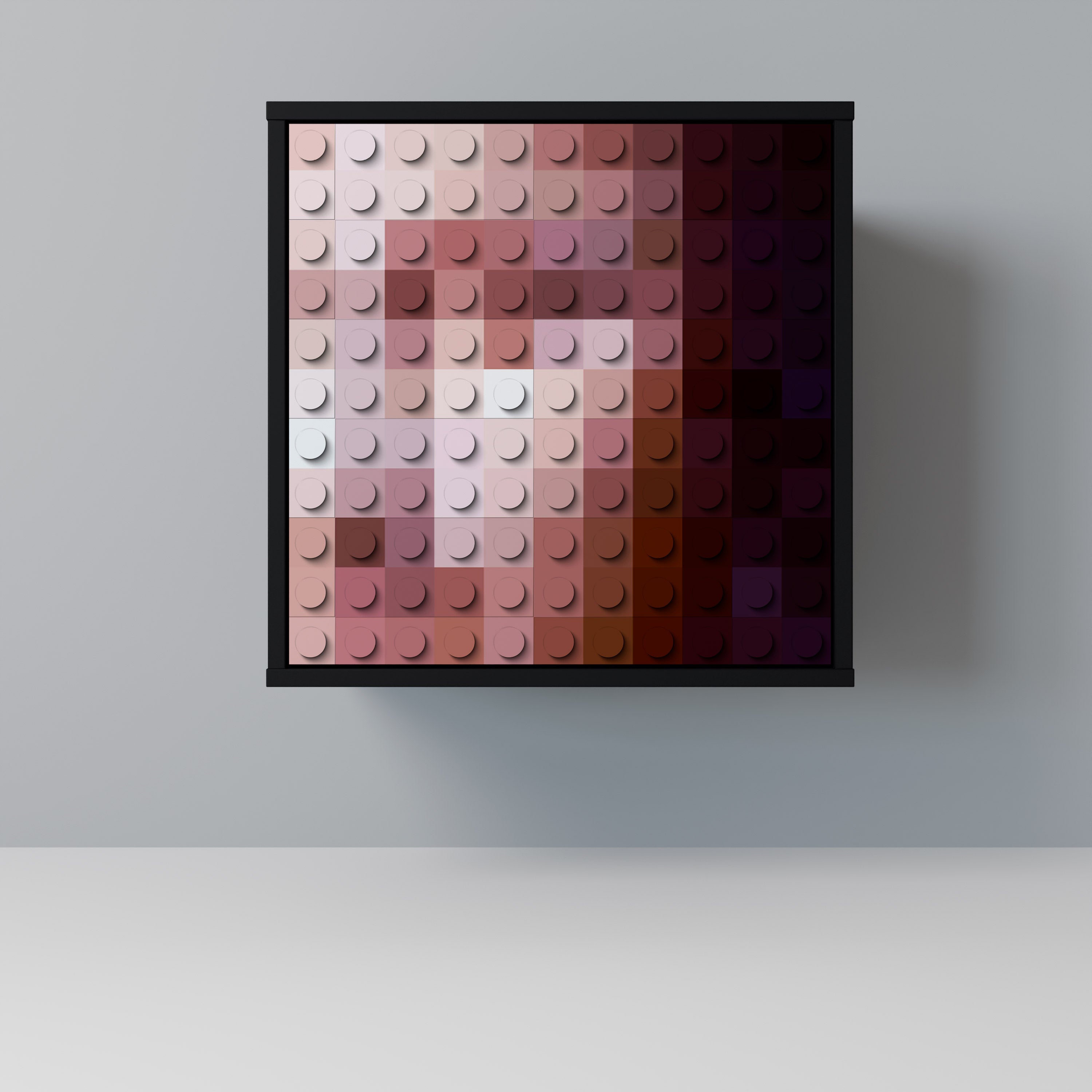 CONSTRUCTIVE ART Komoda 1-drzwiowa korpus Czarny