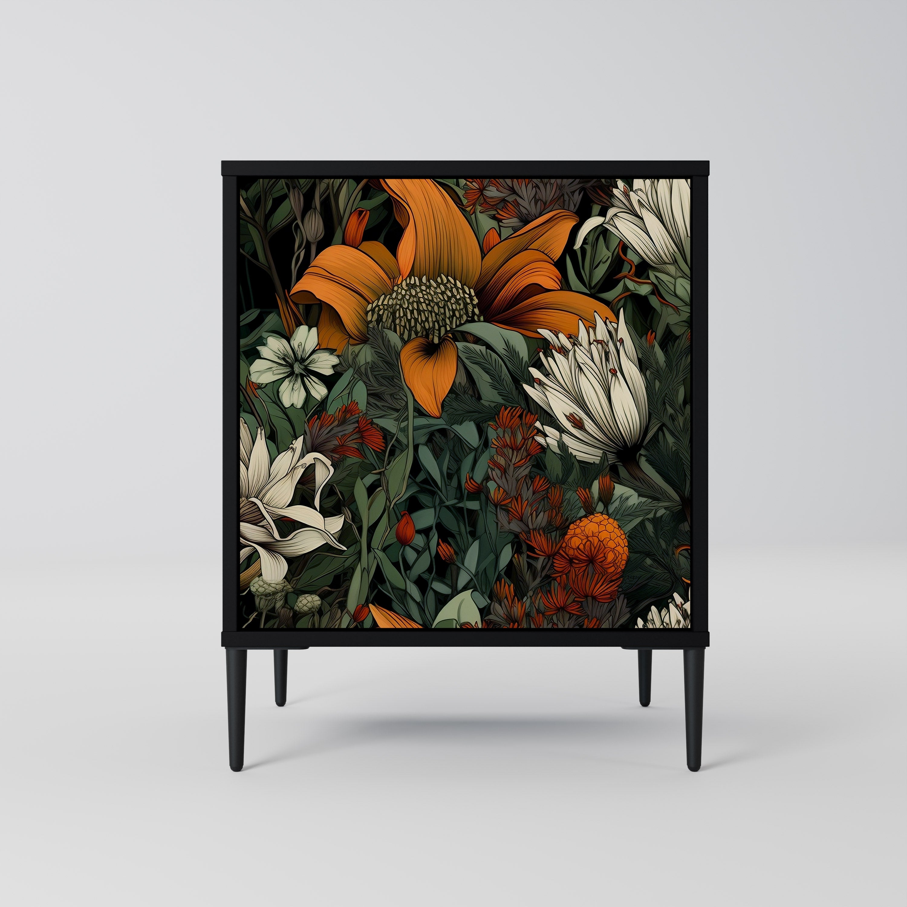 MIDNIGHT SPROUT Komoda 1-drzwiowa korpus Czarny