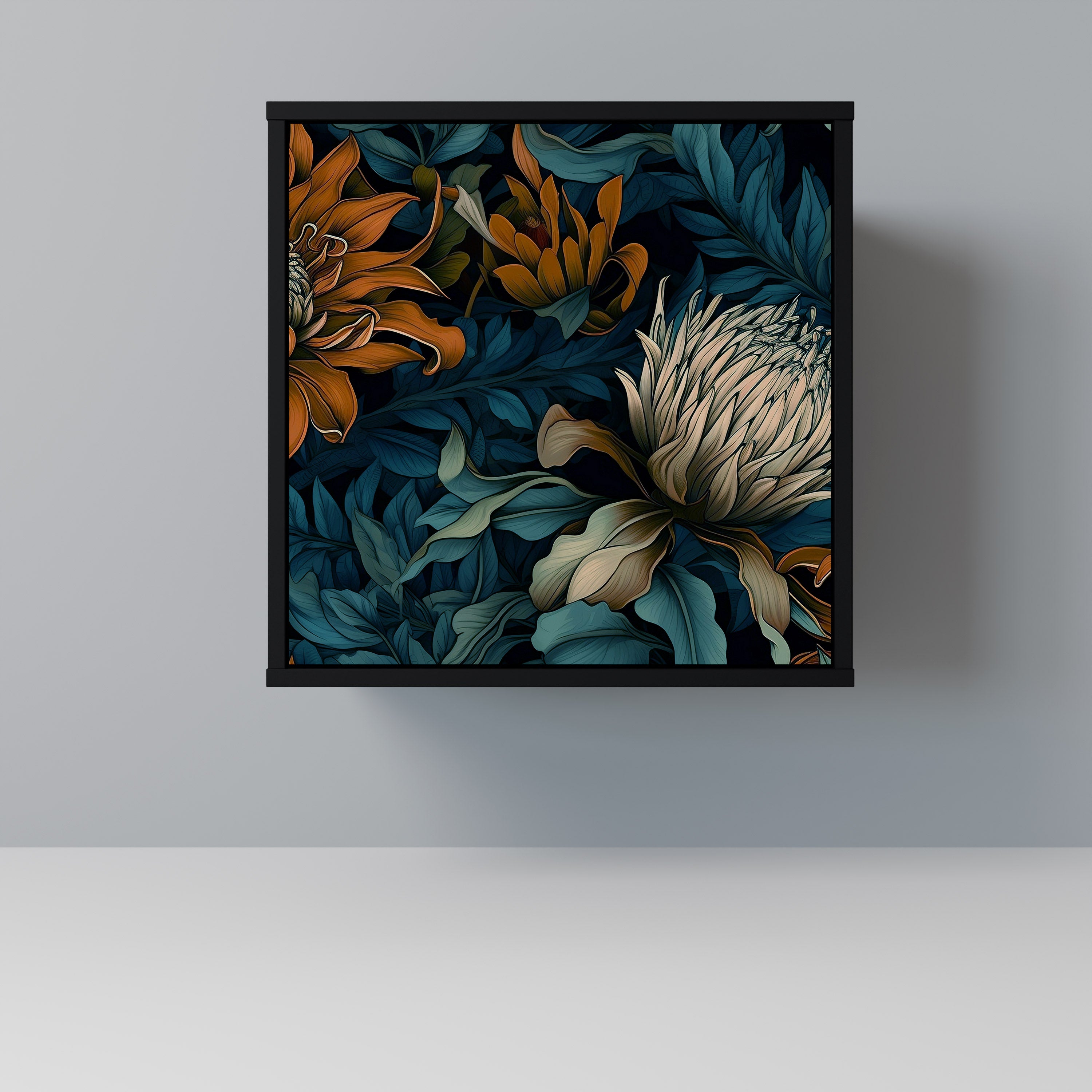 MORNING BLOOM Komoda 1-drzwiowa korpus Czarny