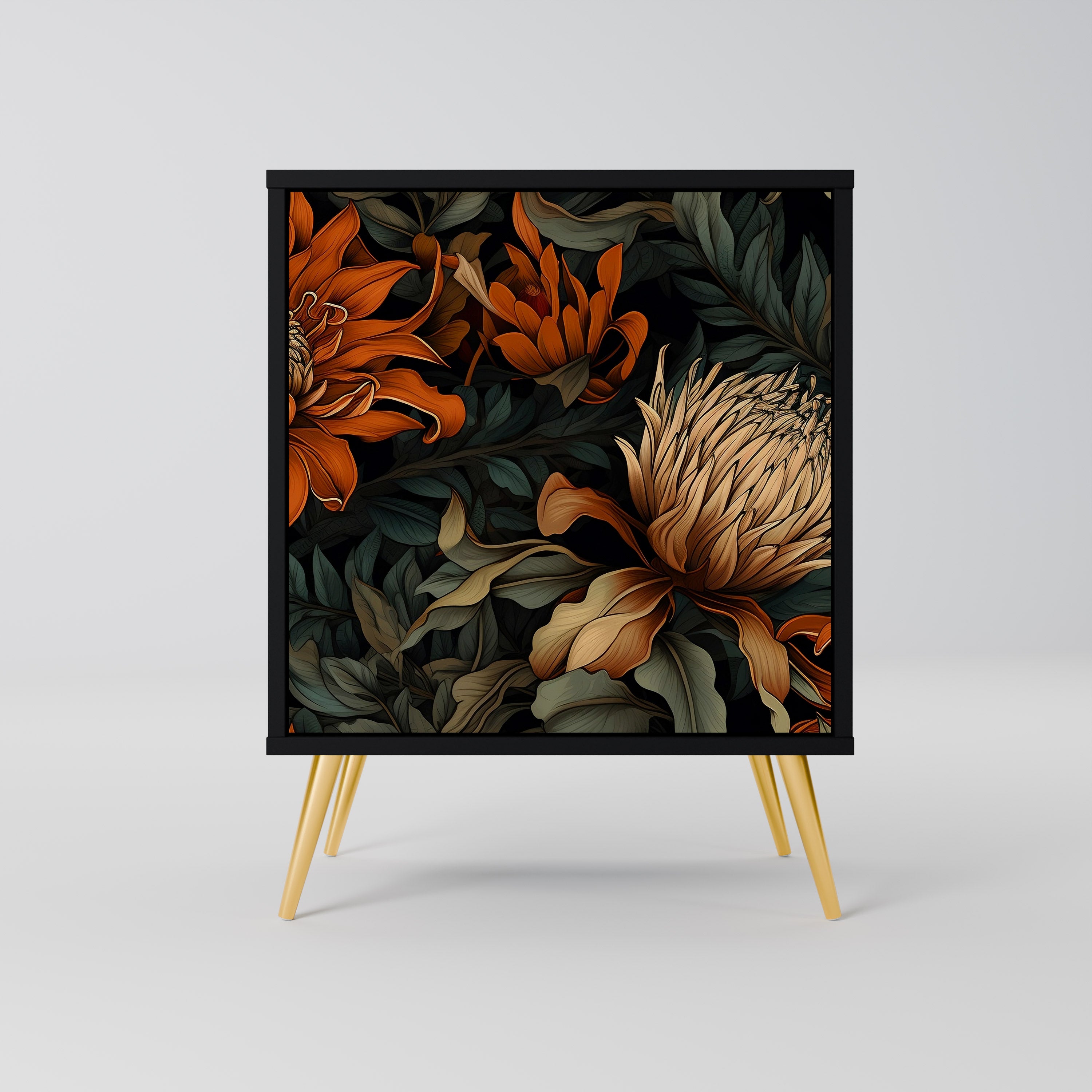 DAWN BLOOM Komoda 1-drzwiowa korpus Czarny