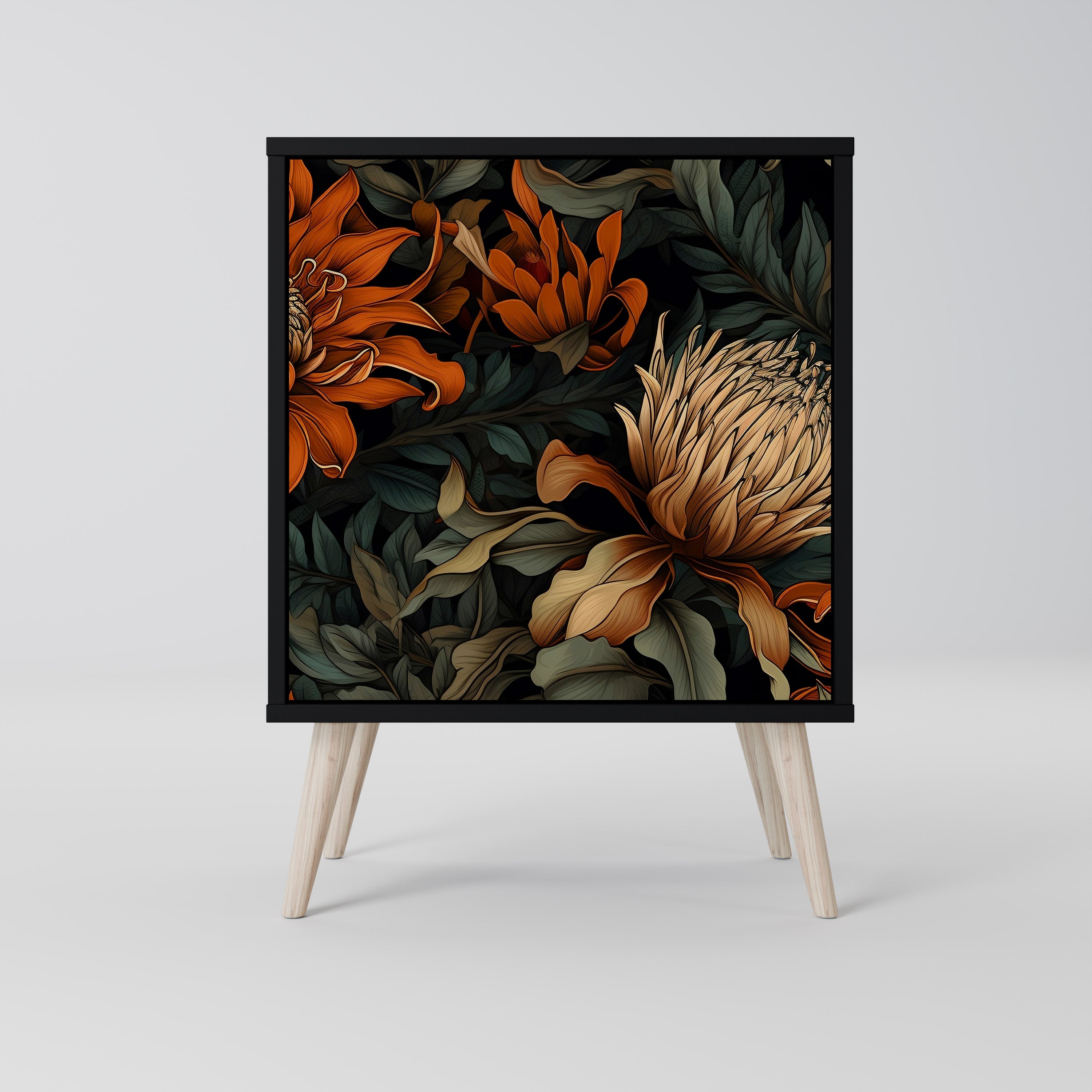 DAWN BLOOM Komoda 1-drzwiowa korpus Czarny