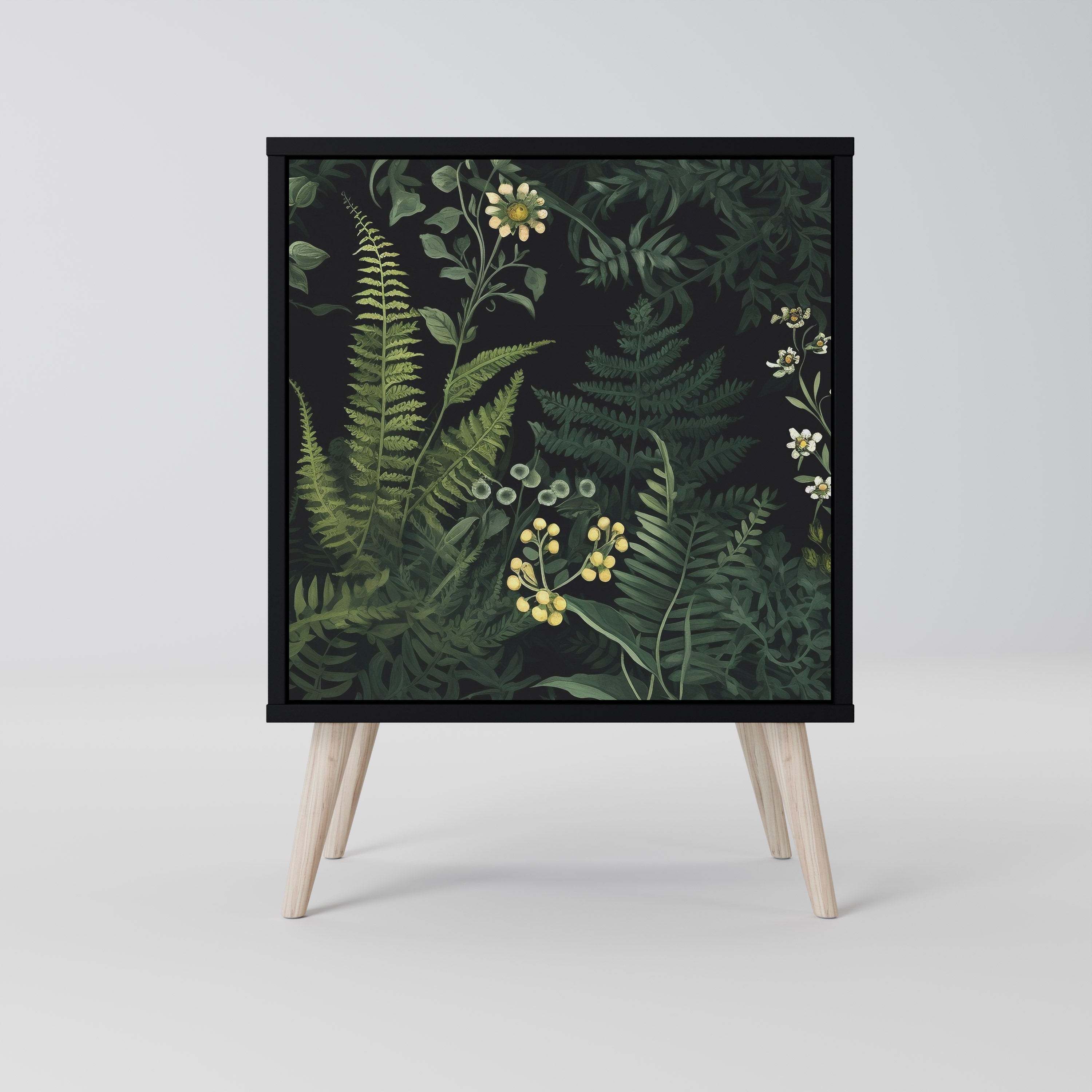 FERN FLOWERS Komoda 1-drzwiowa korpus Czarny