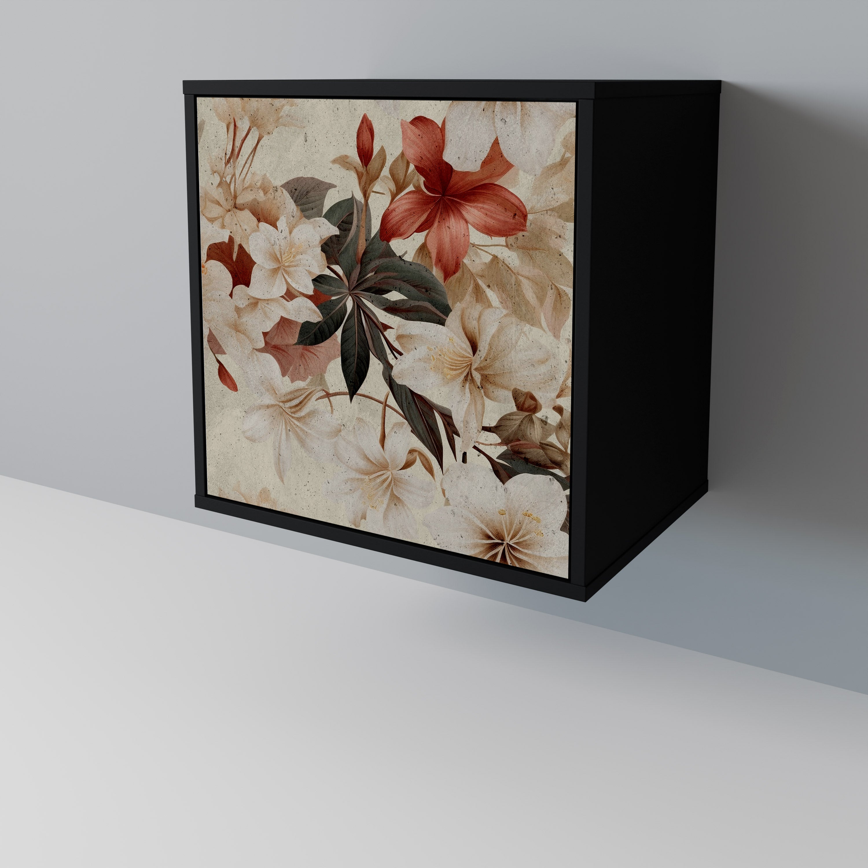 PETAL HARMONY Komoda 1-drzwiowa korpus Czarny