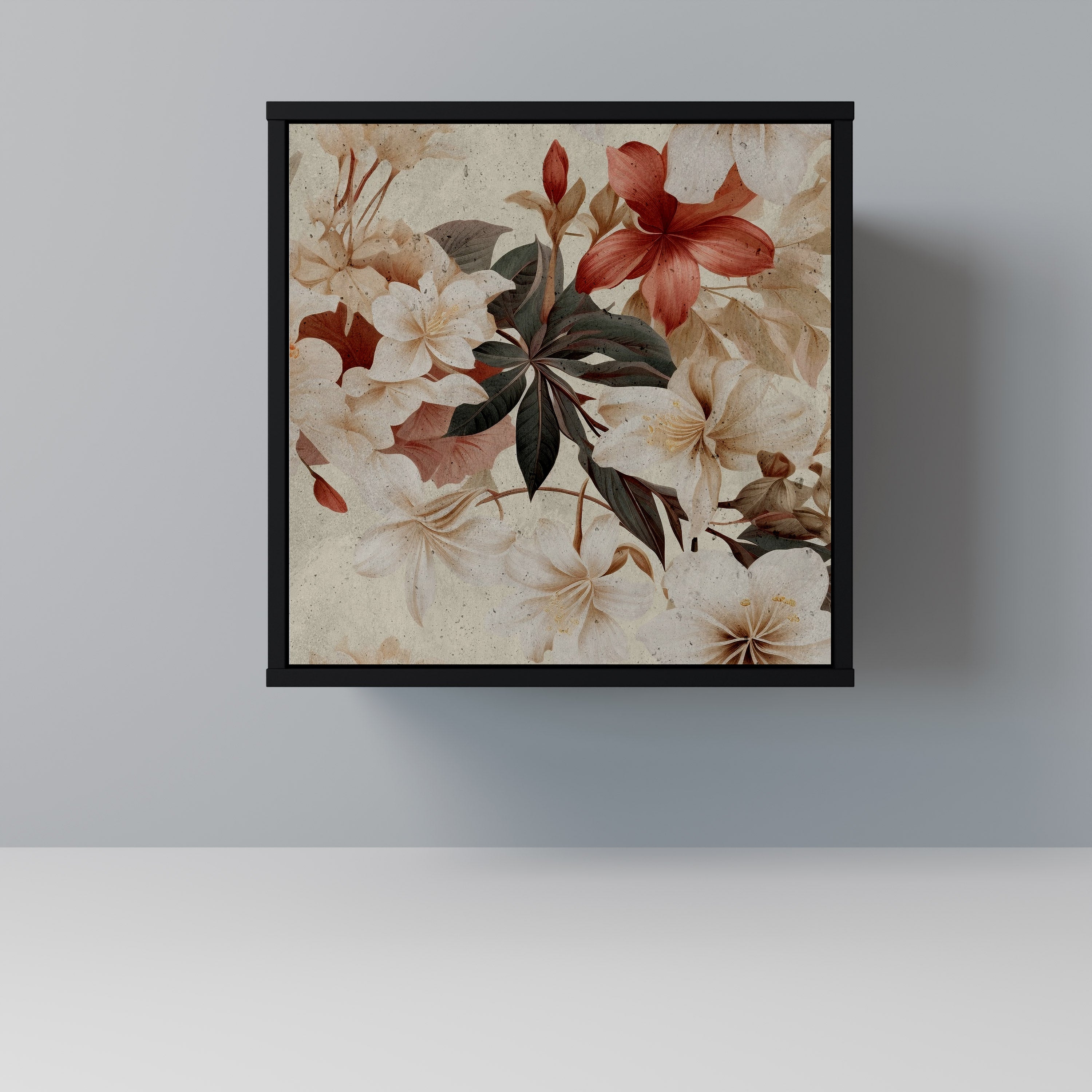 PETAL HARMONY Komoda 1-drzwiowa korpus Czarny