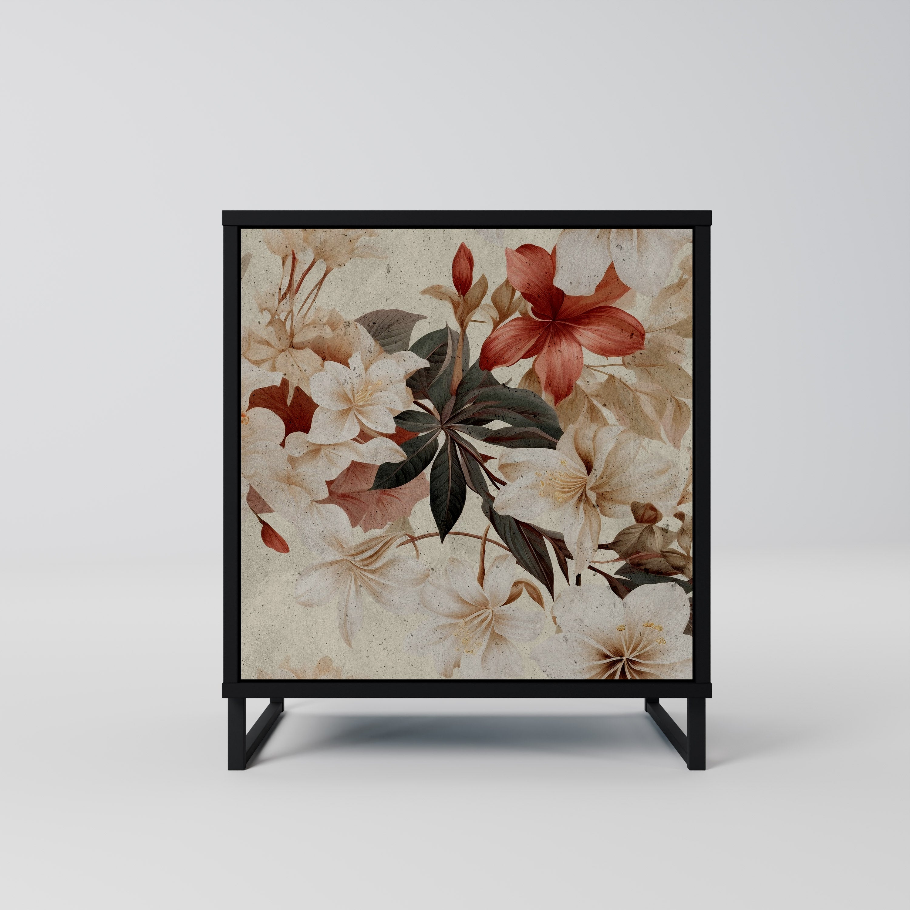 PETAL HARMONY Komoda 1-drzwiowa korpus Czarny