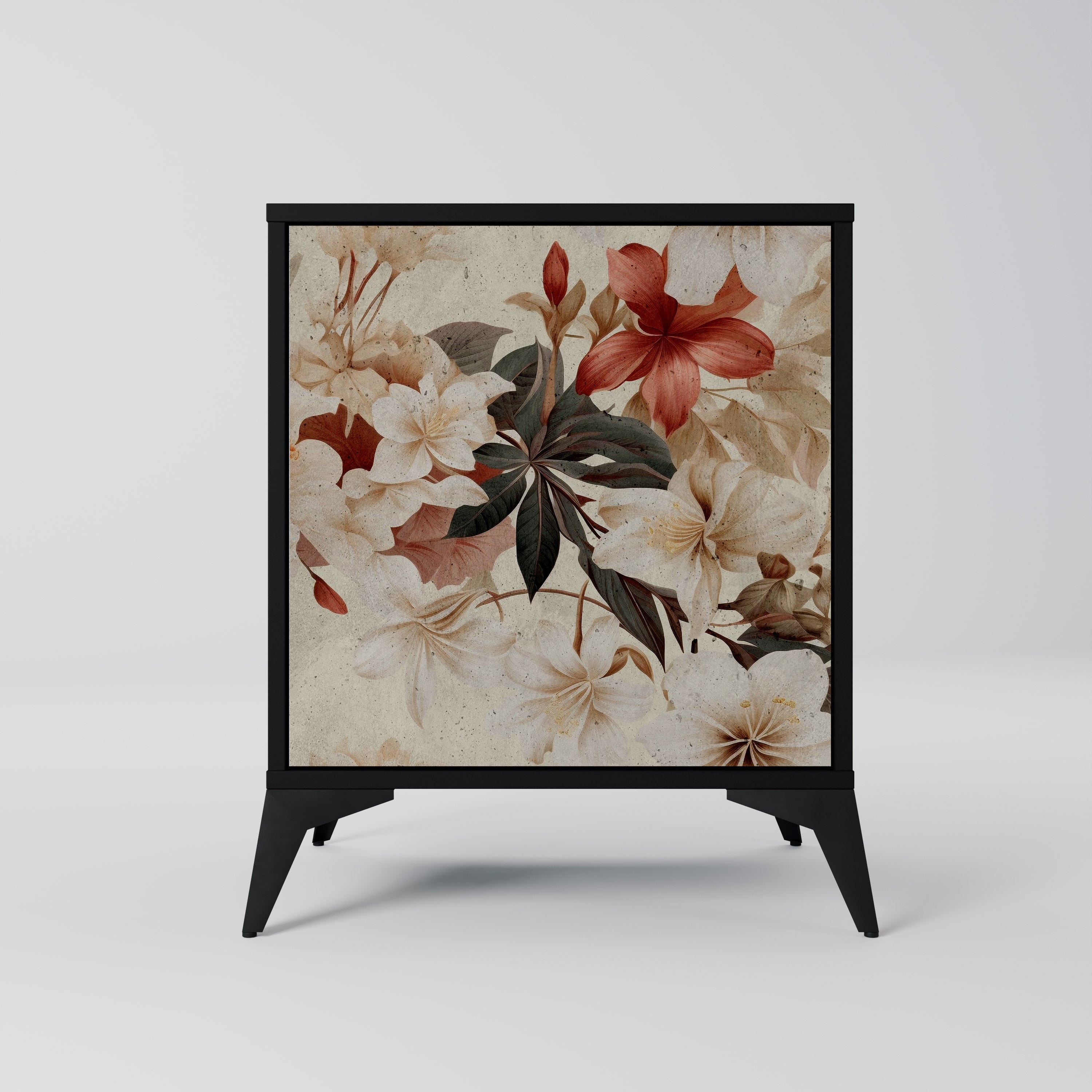 PETAL HARMONY Komoda 1-drzwiowa korpus Czarny