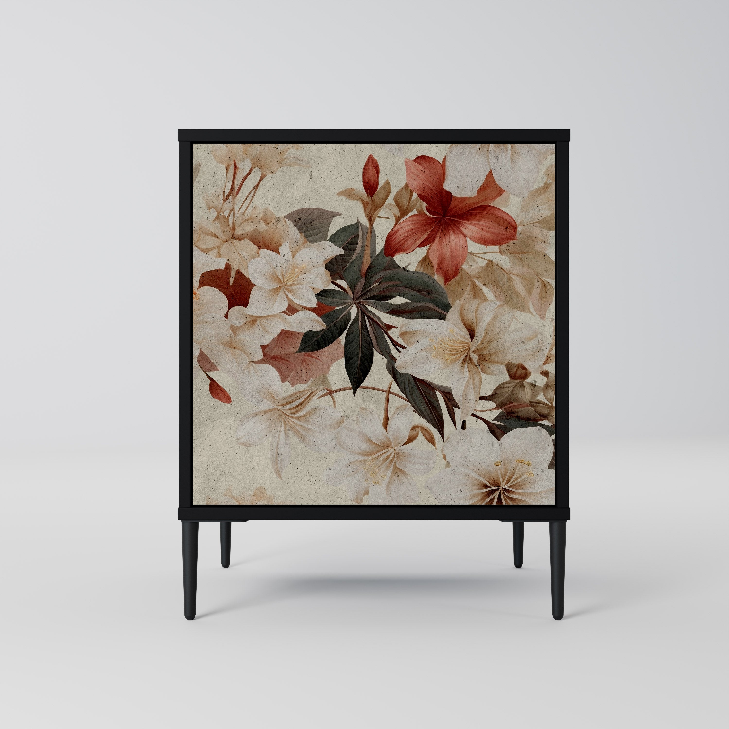 PETAL HARMONY Komoda 1-drzwiowa korpus Czarny