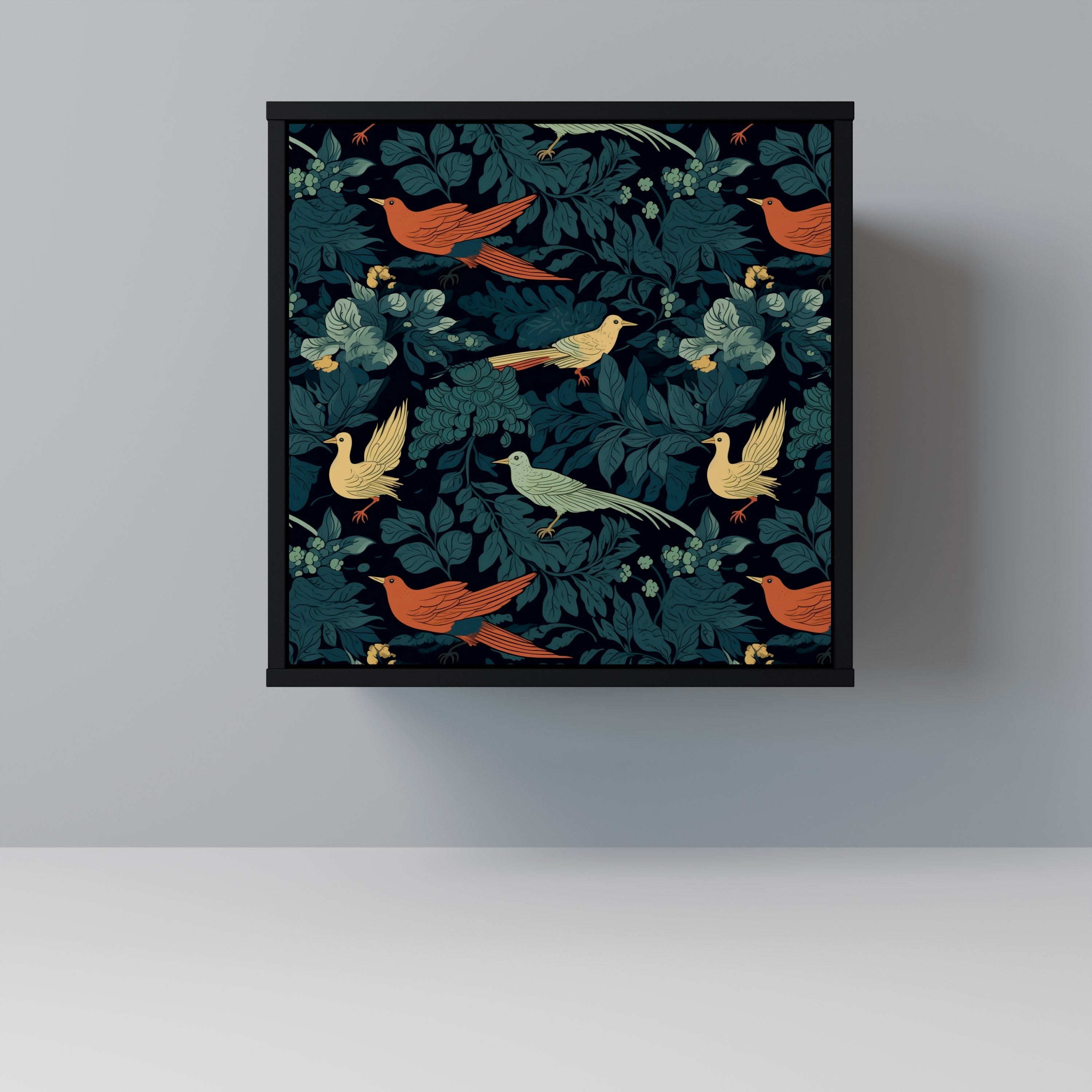 FOWL ORNAMENT Komoda 1-drzwiowa korpus Czarny