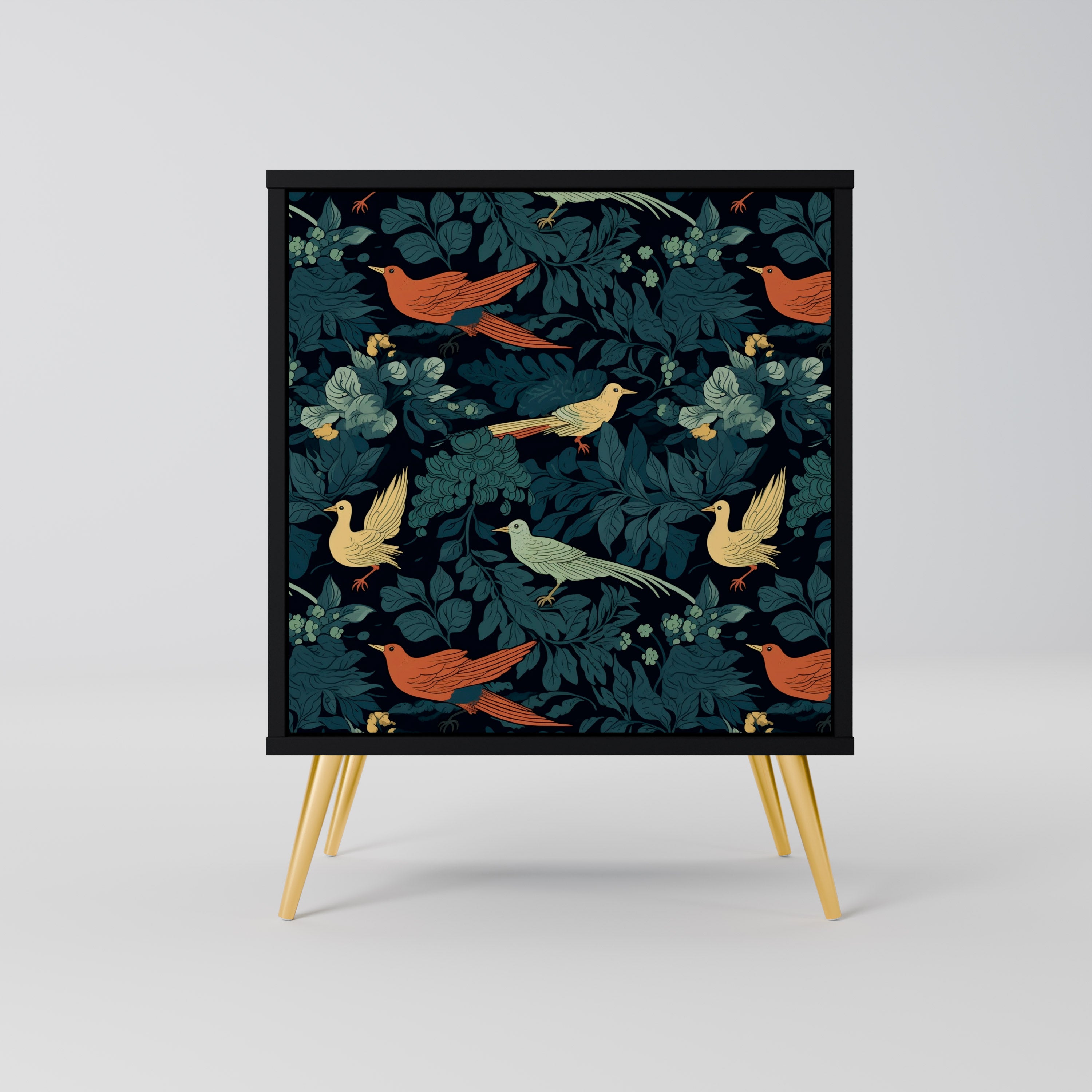 FOWL ORNAMENT Komoda 1-drzwiowa korpus Czarny