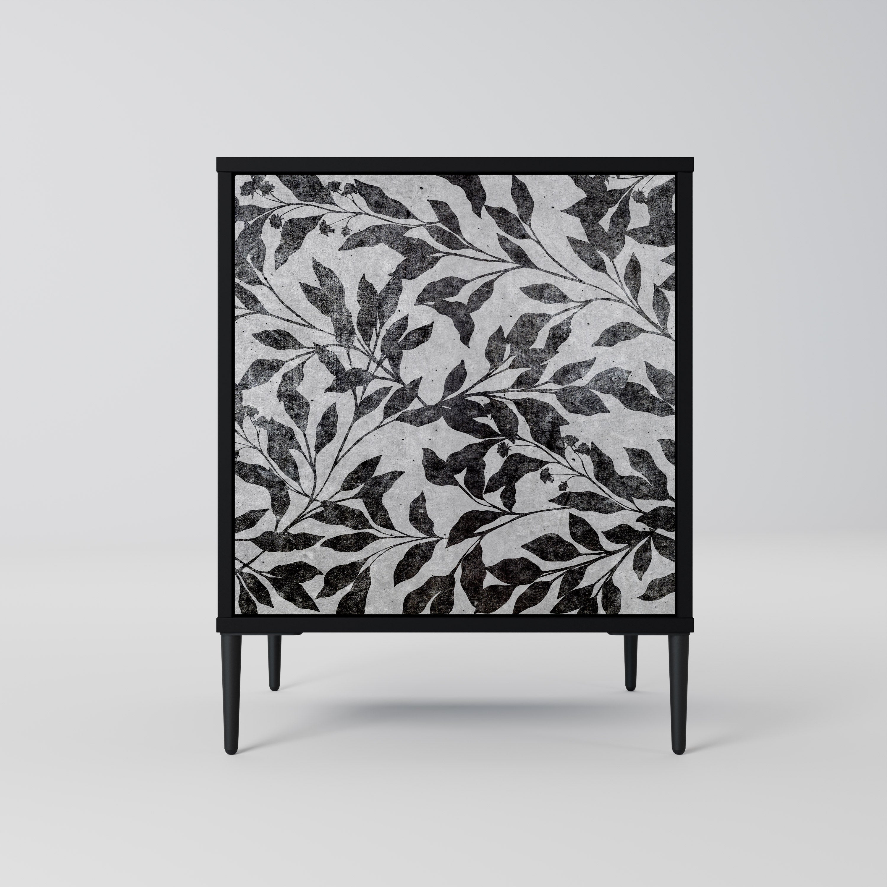 CHARCOAL SPROUT Komoda 1-drzwiowa korpus Czarny