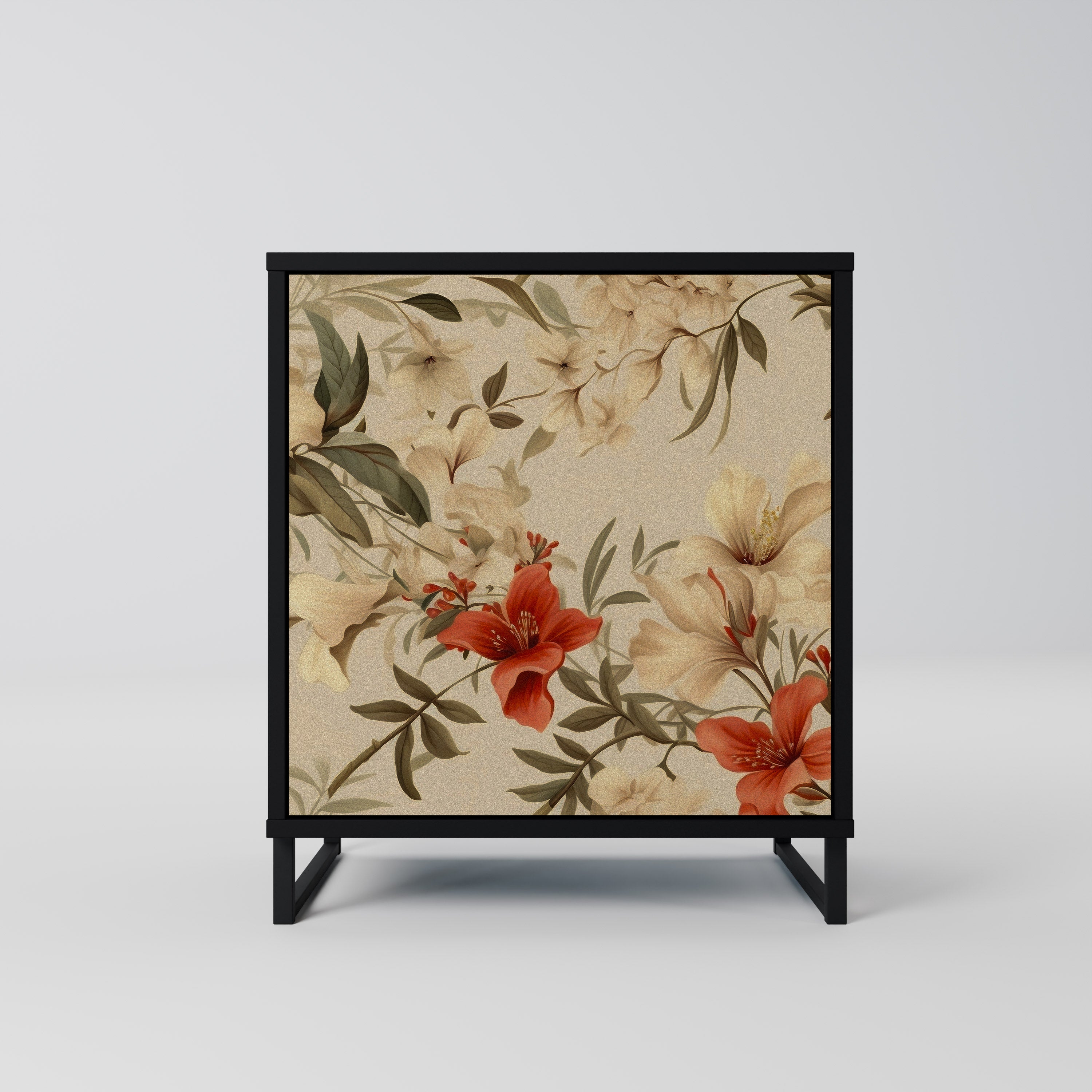 BLOOMING HARMONY Komoda 1-drzwiowa korpus Czarny