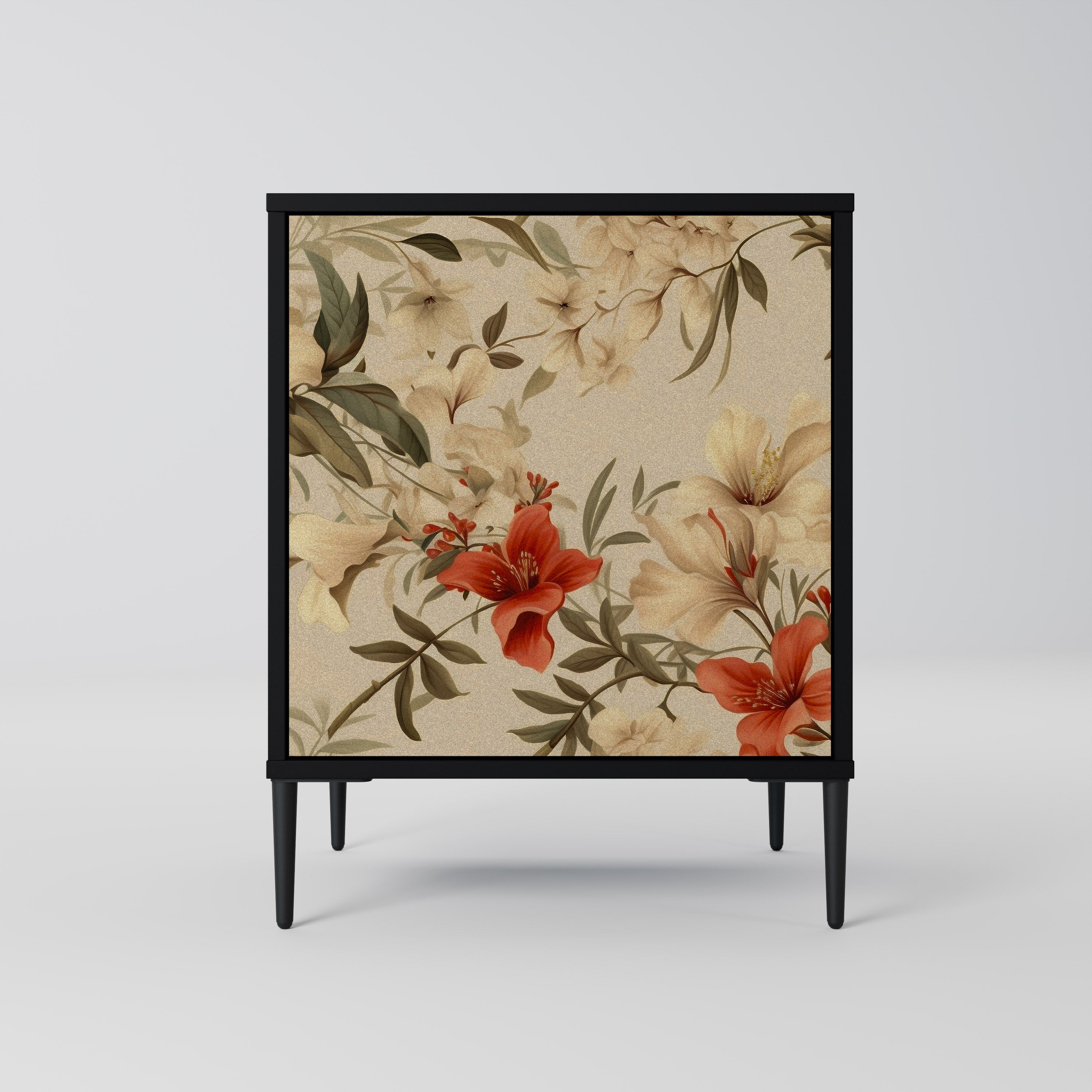 BLOOMING HARMONY Komoda 1-drzwiowa korpus Czarny