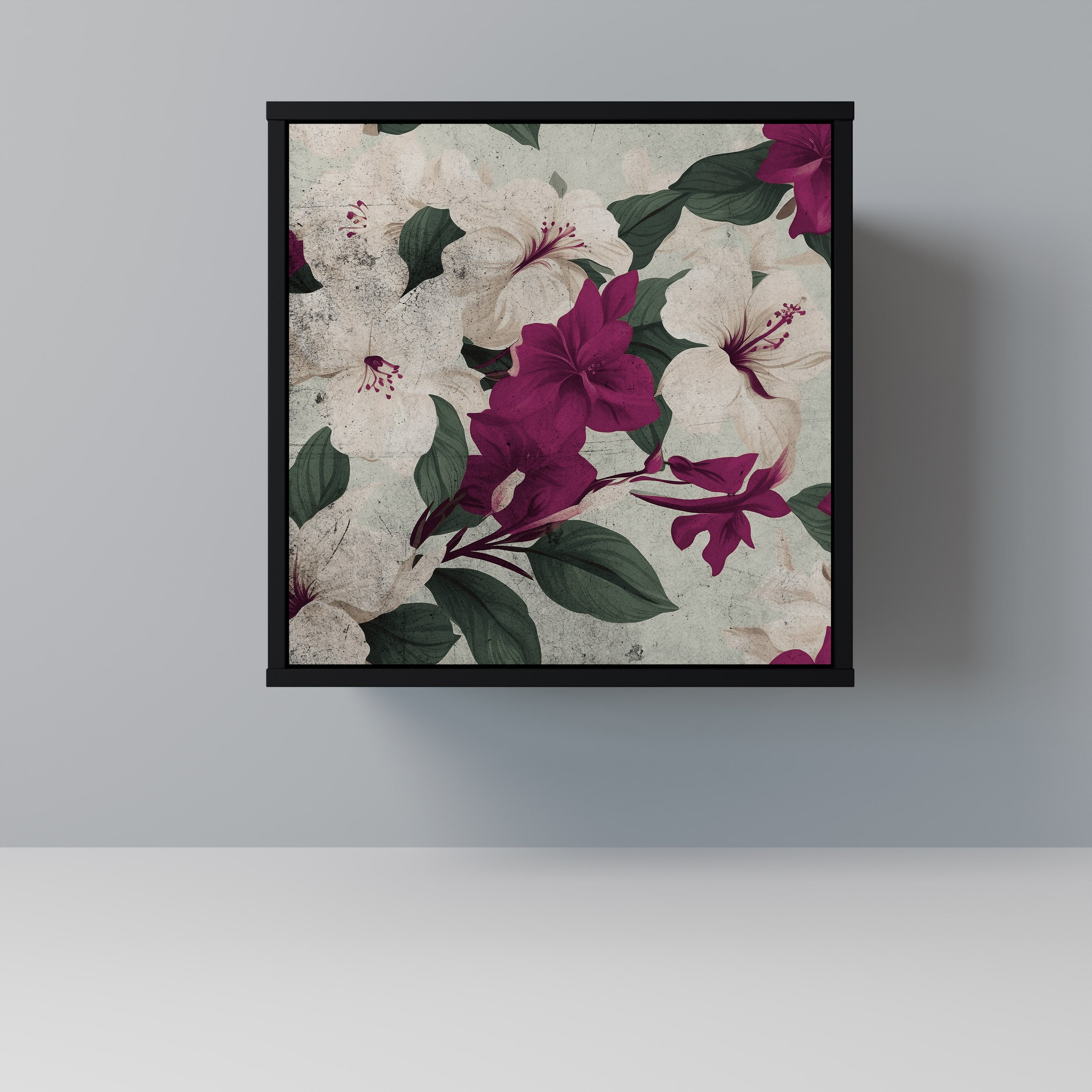 FLOWERET DREAM Komoda 1-drzwiowa korpus Czarny