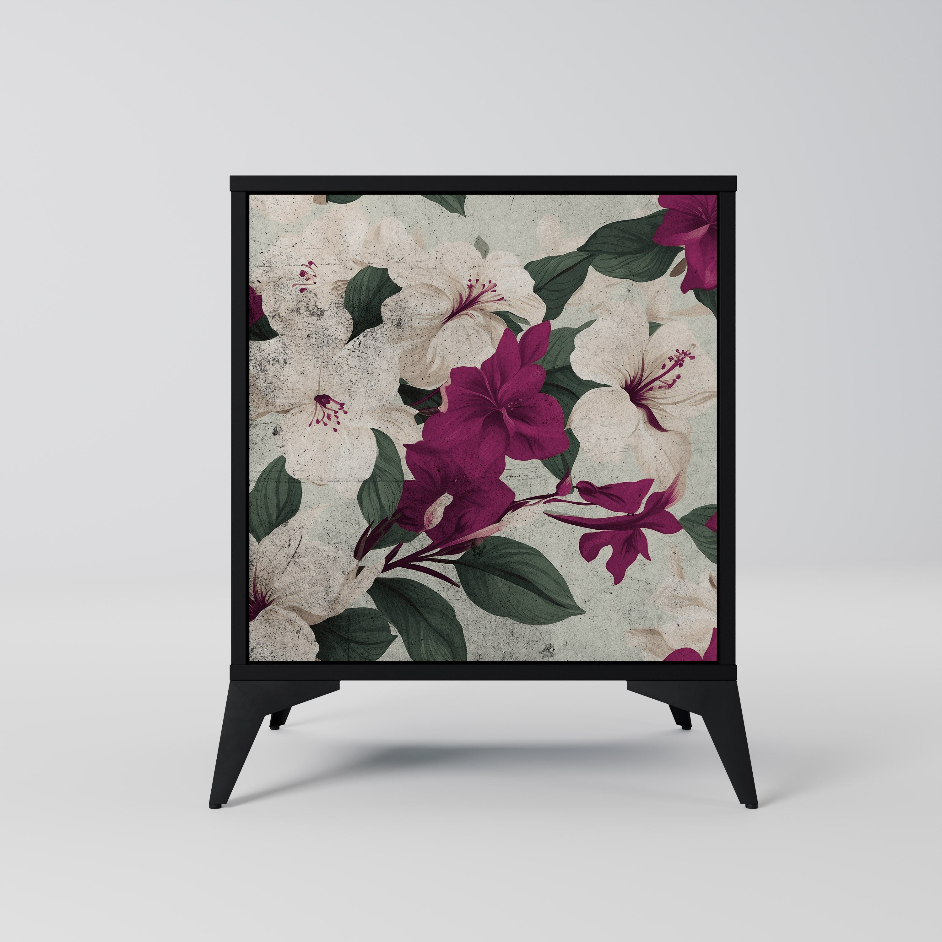 FLOWERET DREAM Komoda 1-drzwiowa korpus Czarny