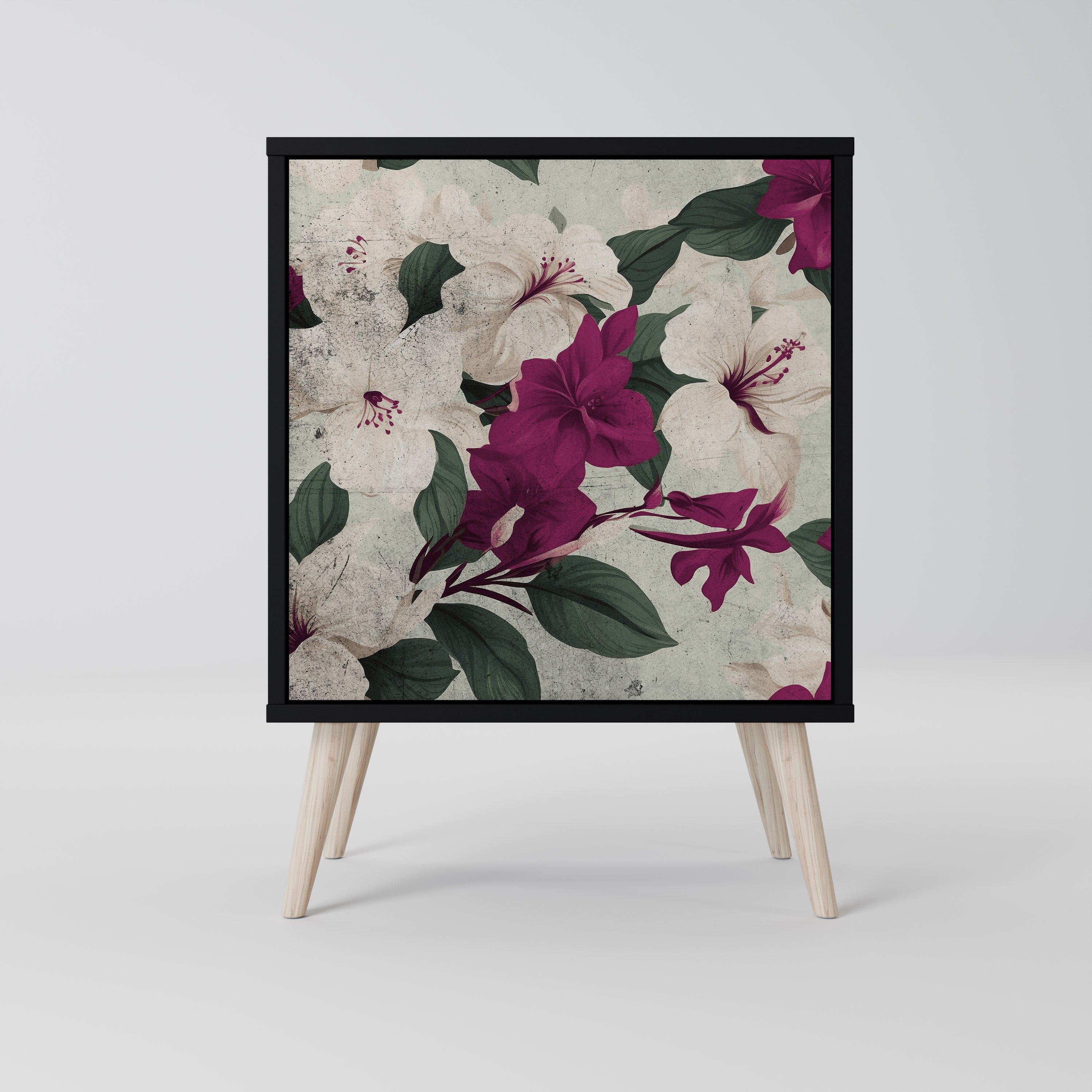 FLOWERET DREAM Komoda 1-drzwiowa korpus Czarny