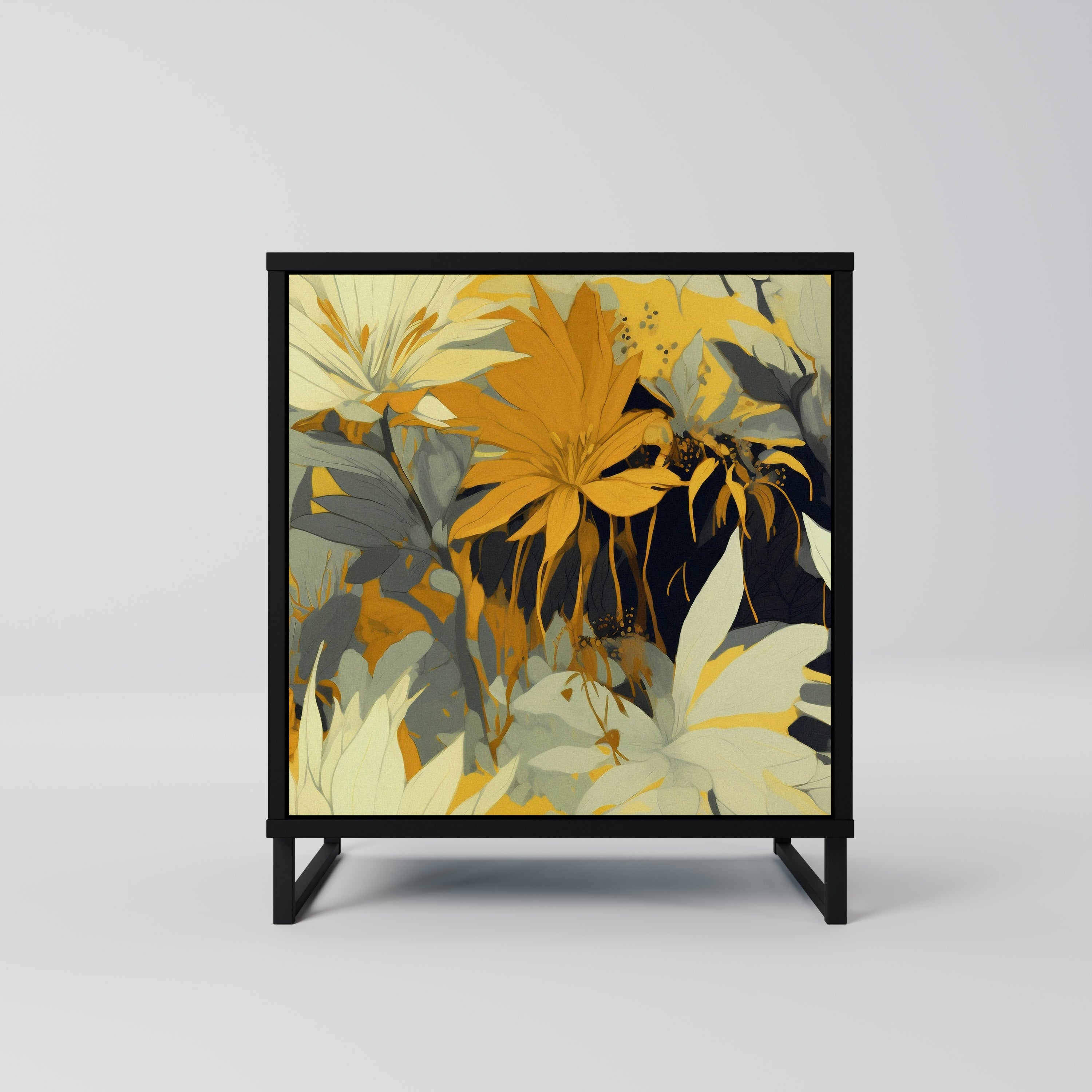 SUNKISSED LILY Komoda 1-drzwiowa korpus Czarny