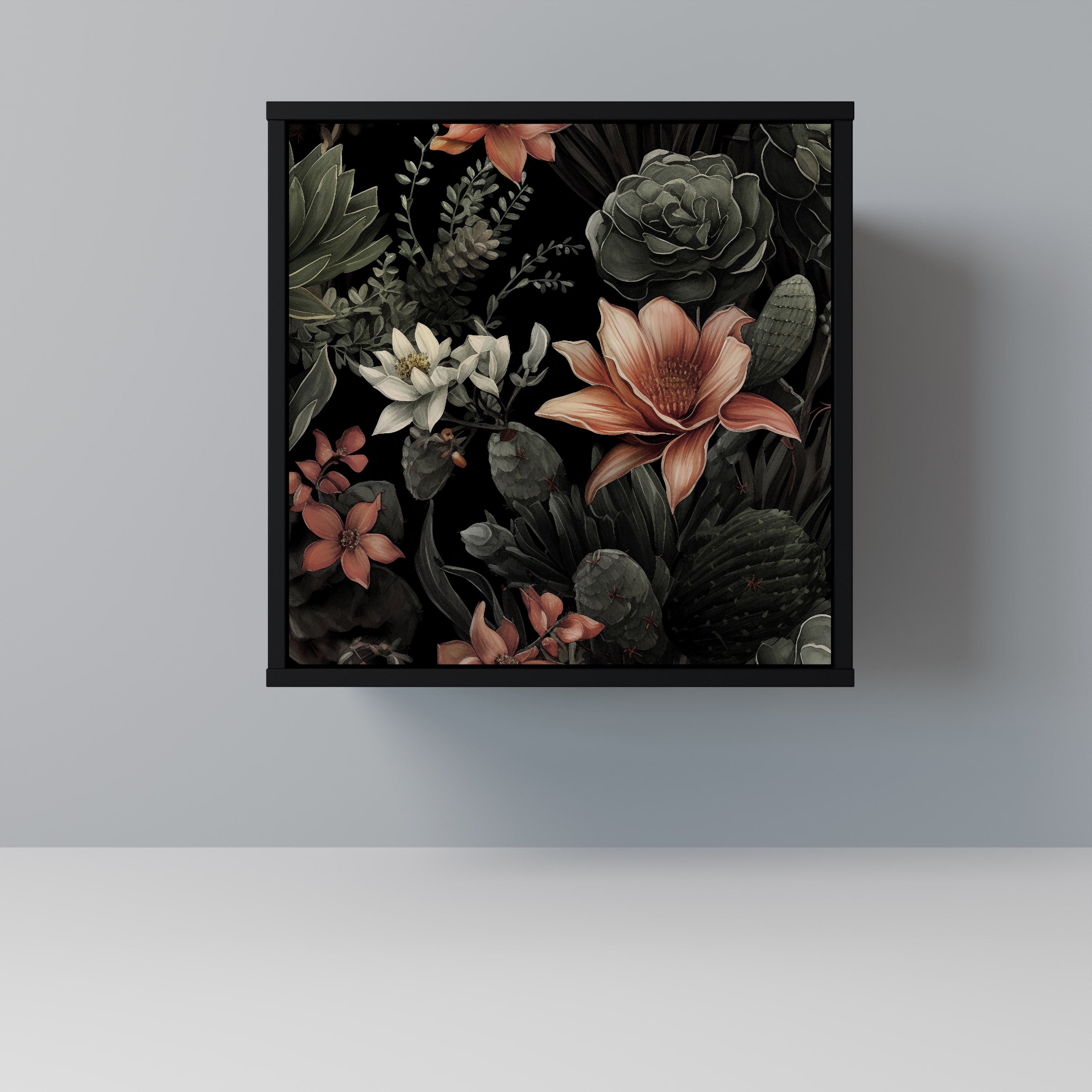 SECRET VERDURE Komoda 1-drzwiowa korpus Czarny