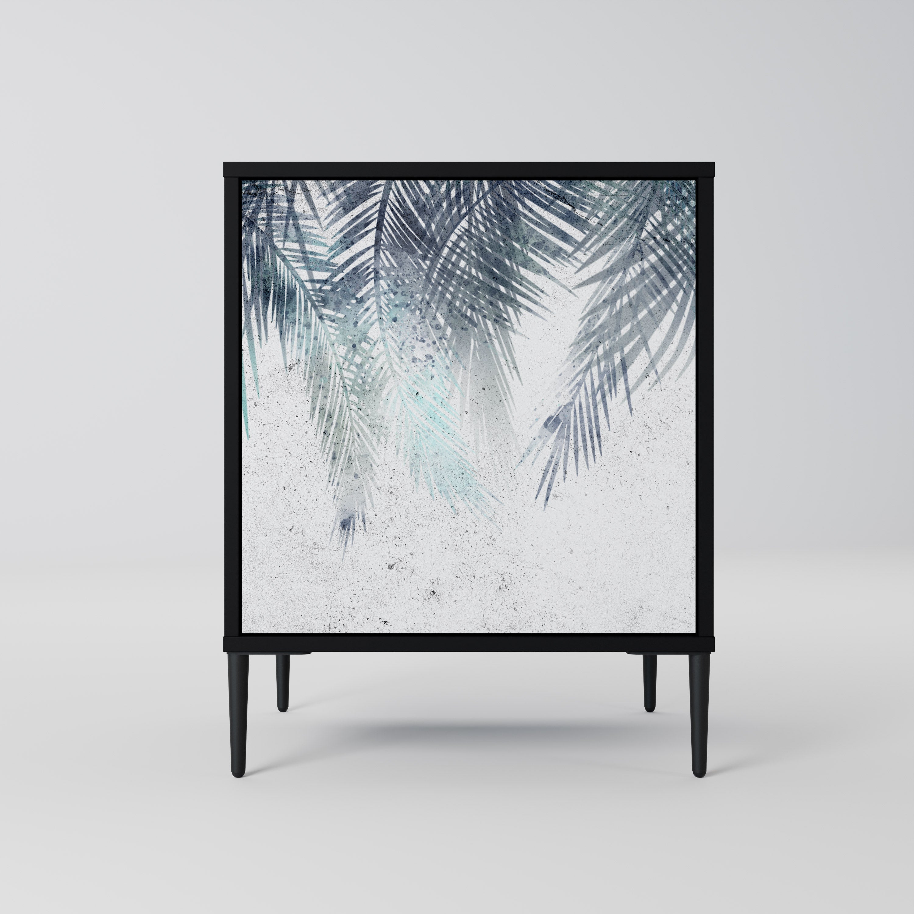 PALM VEIL Komoda 1-drzwiowa korpus Czarny