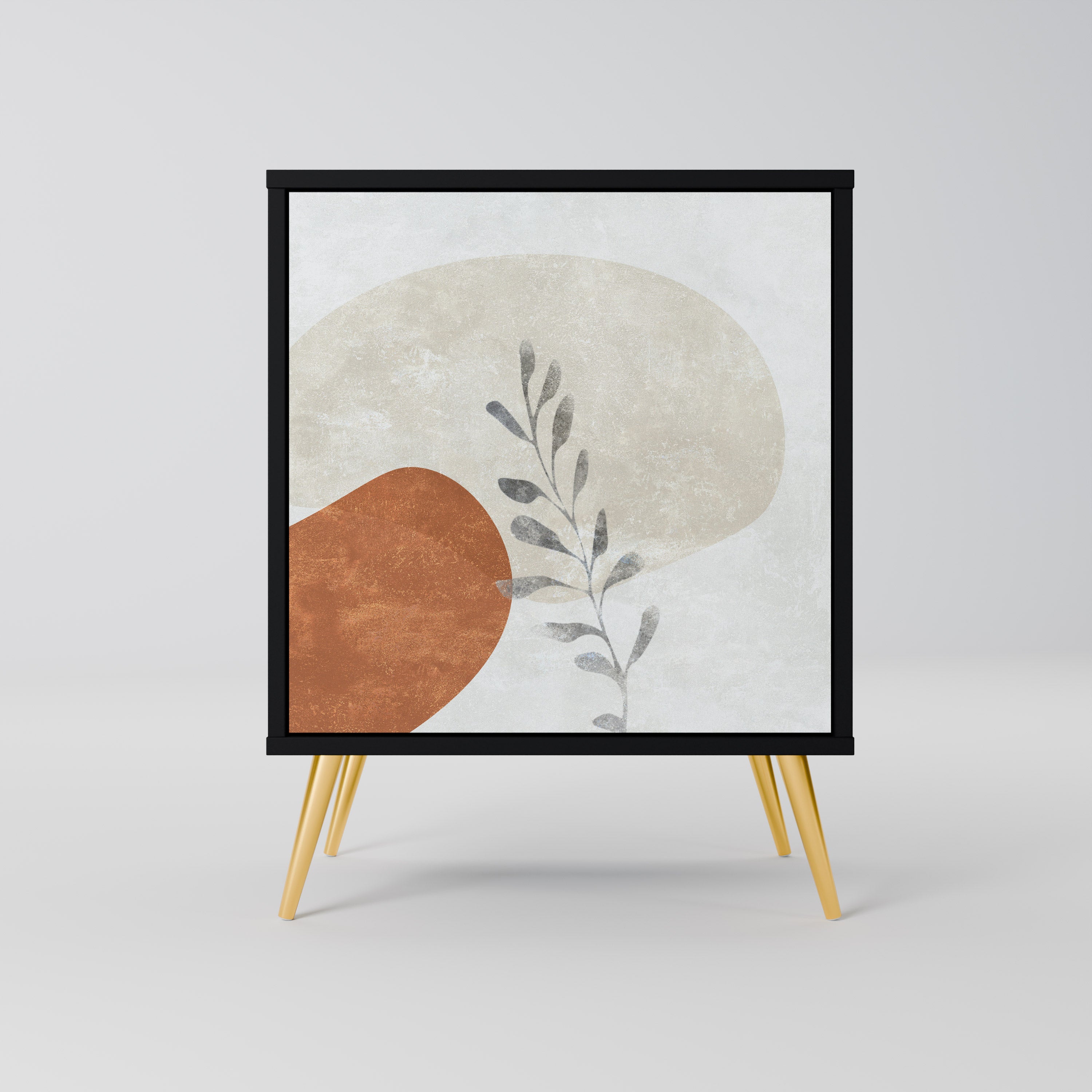 TRANQUIL TWIG Komoda 1-drzwiowa korpus Czarny