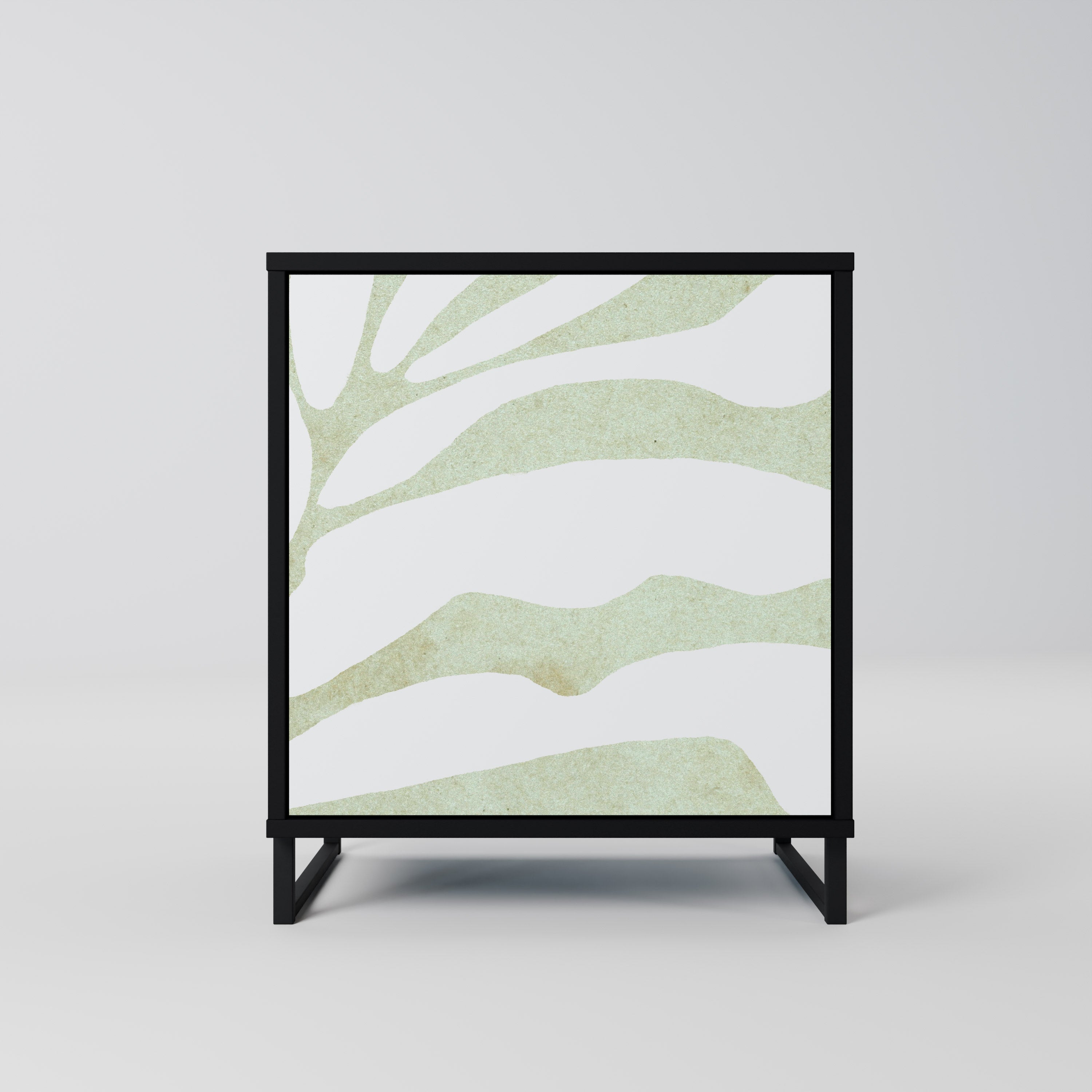 BOTANICAL SPARK Komoda 1-drzwiowa korpus Czarny