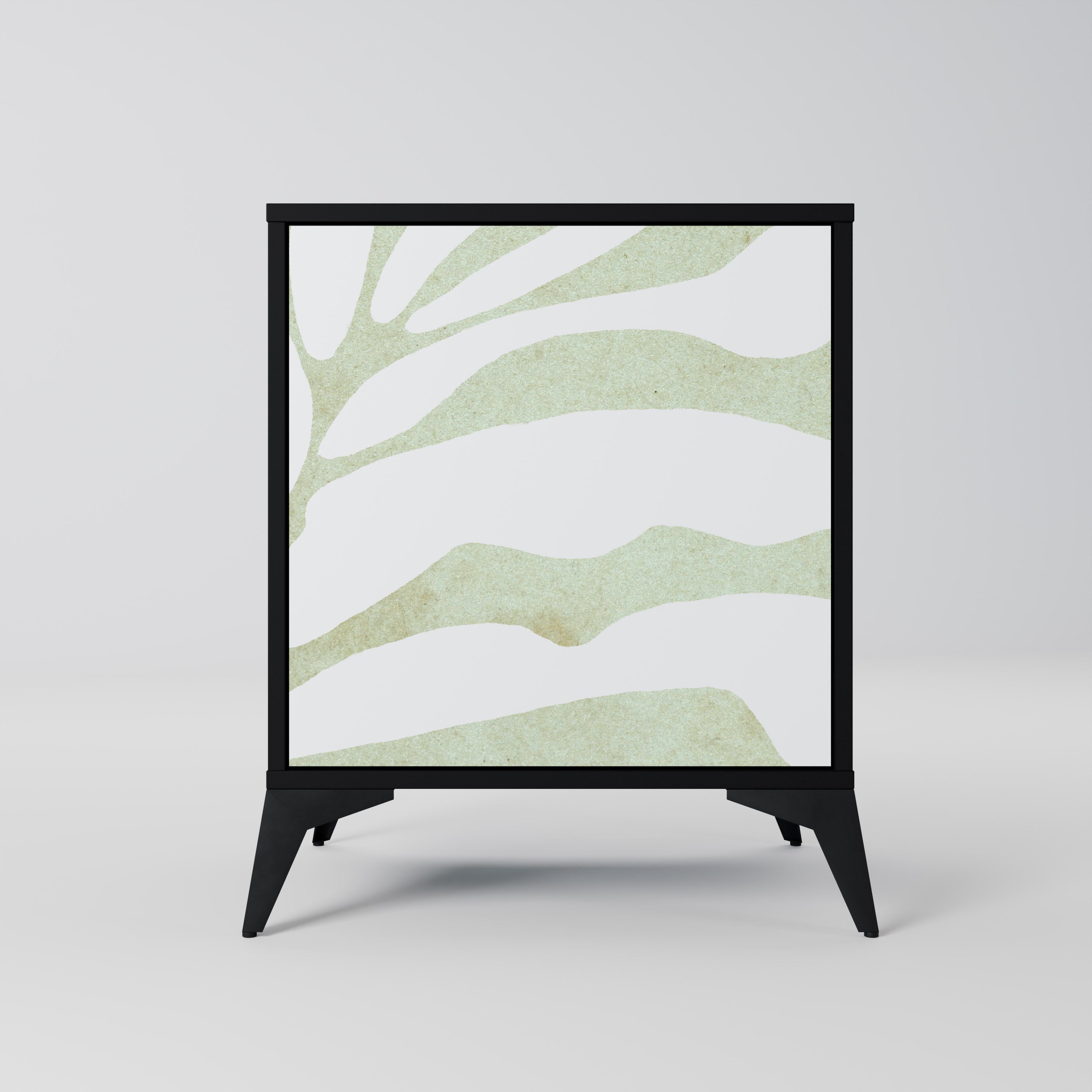 BOTANICAL SPARK Komoda 1-drzwiowa korpus Czarny