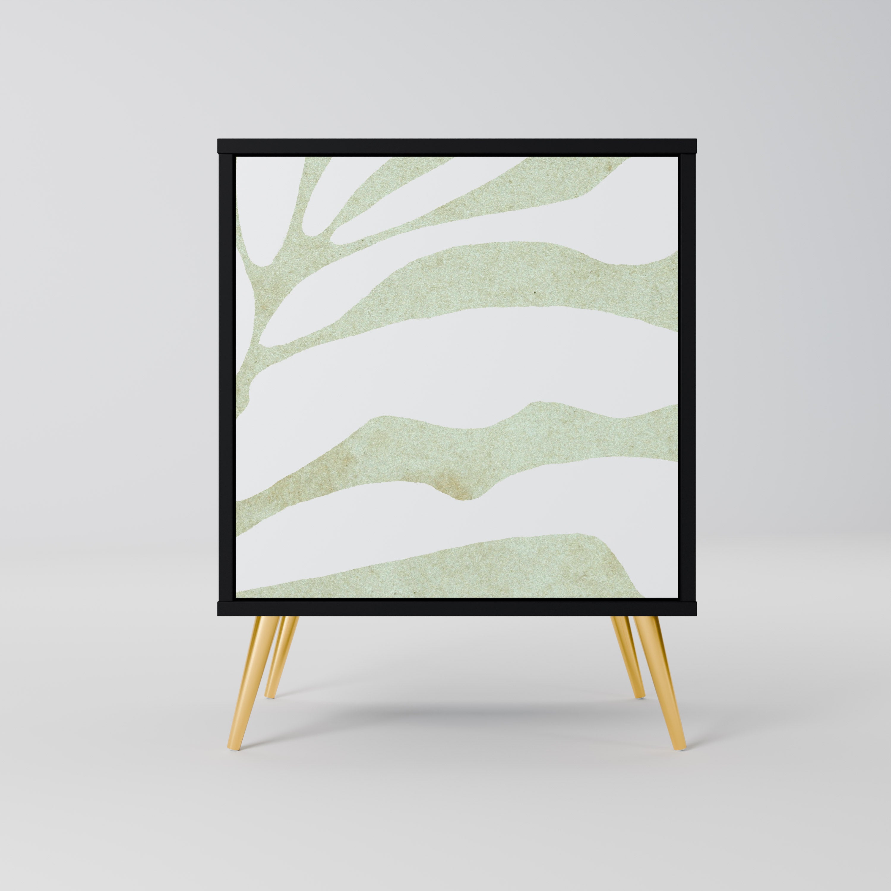 BOTANICAL SPARK Komoda 1-drzwiowa korpus Czarny