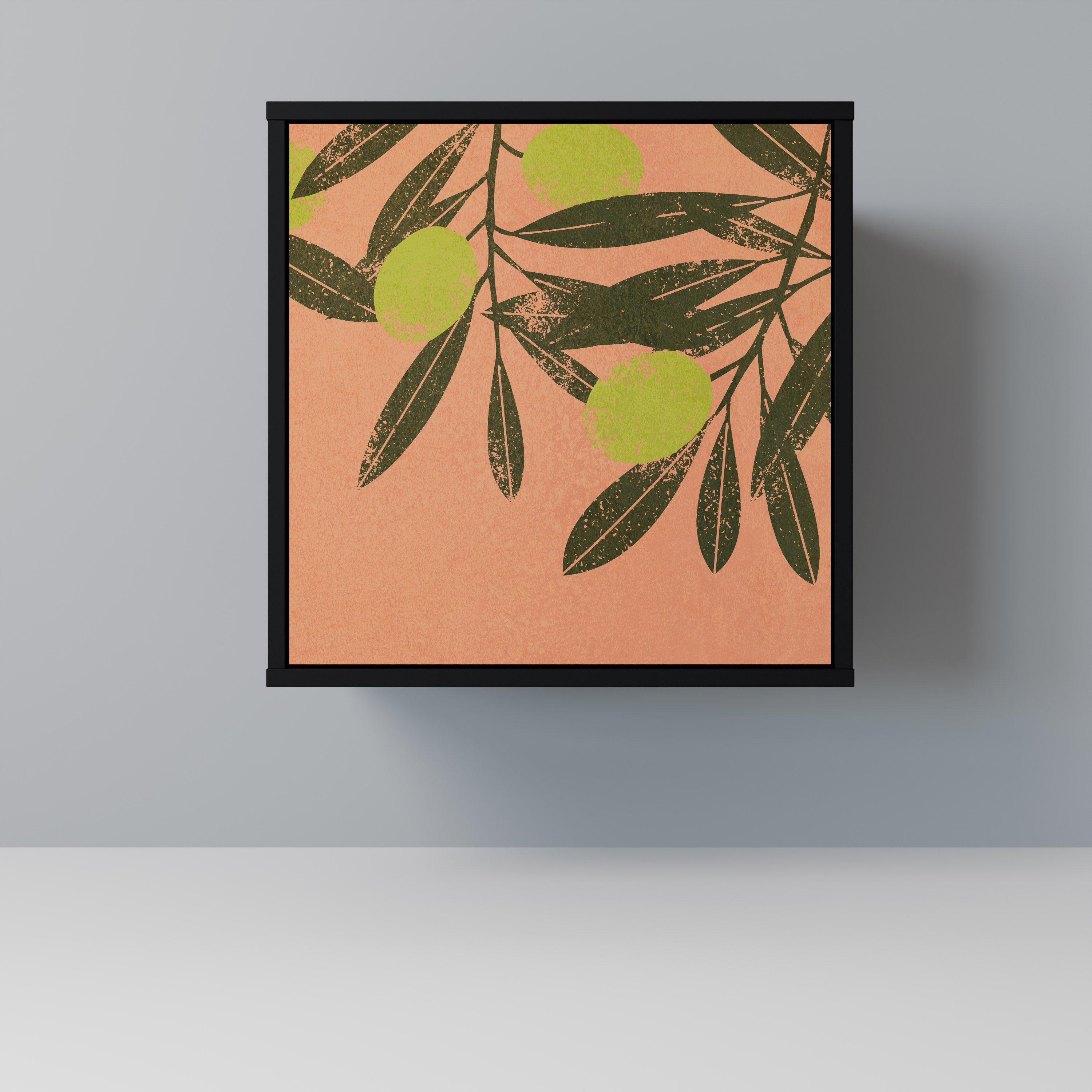 JUICY OLIVES Komoda 1-drzwiowa korpus Czarny