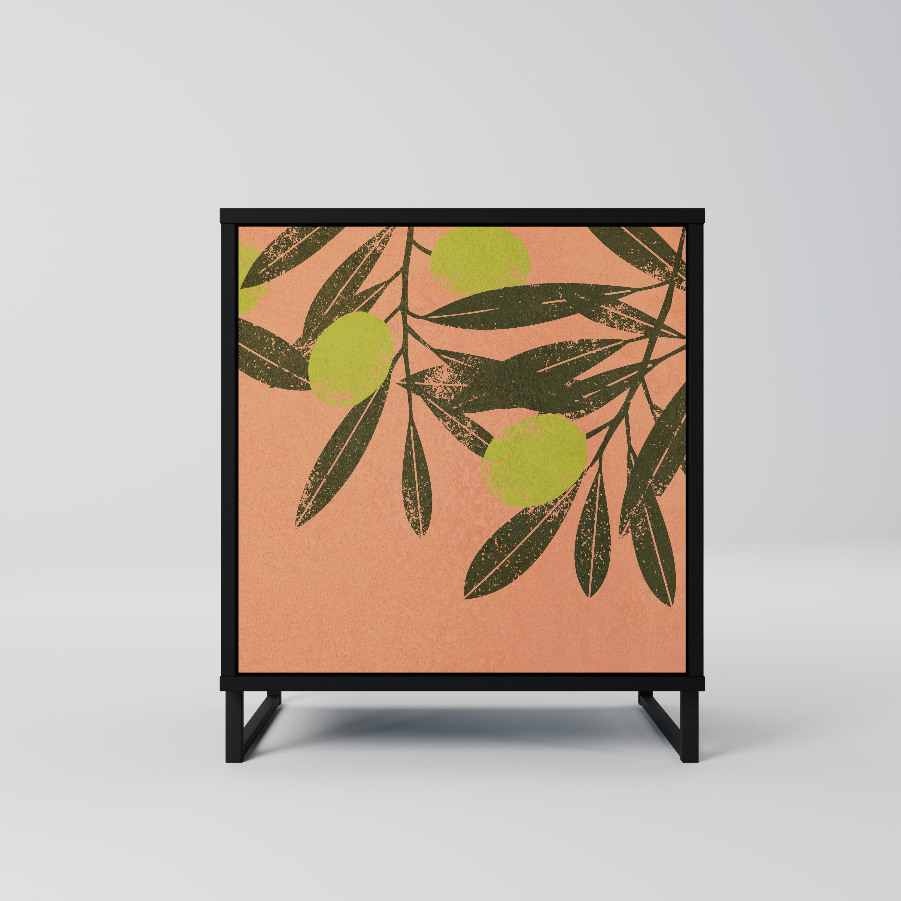 JUICY OLIVES Komoda 1-drzwiowa korpus Czarny