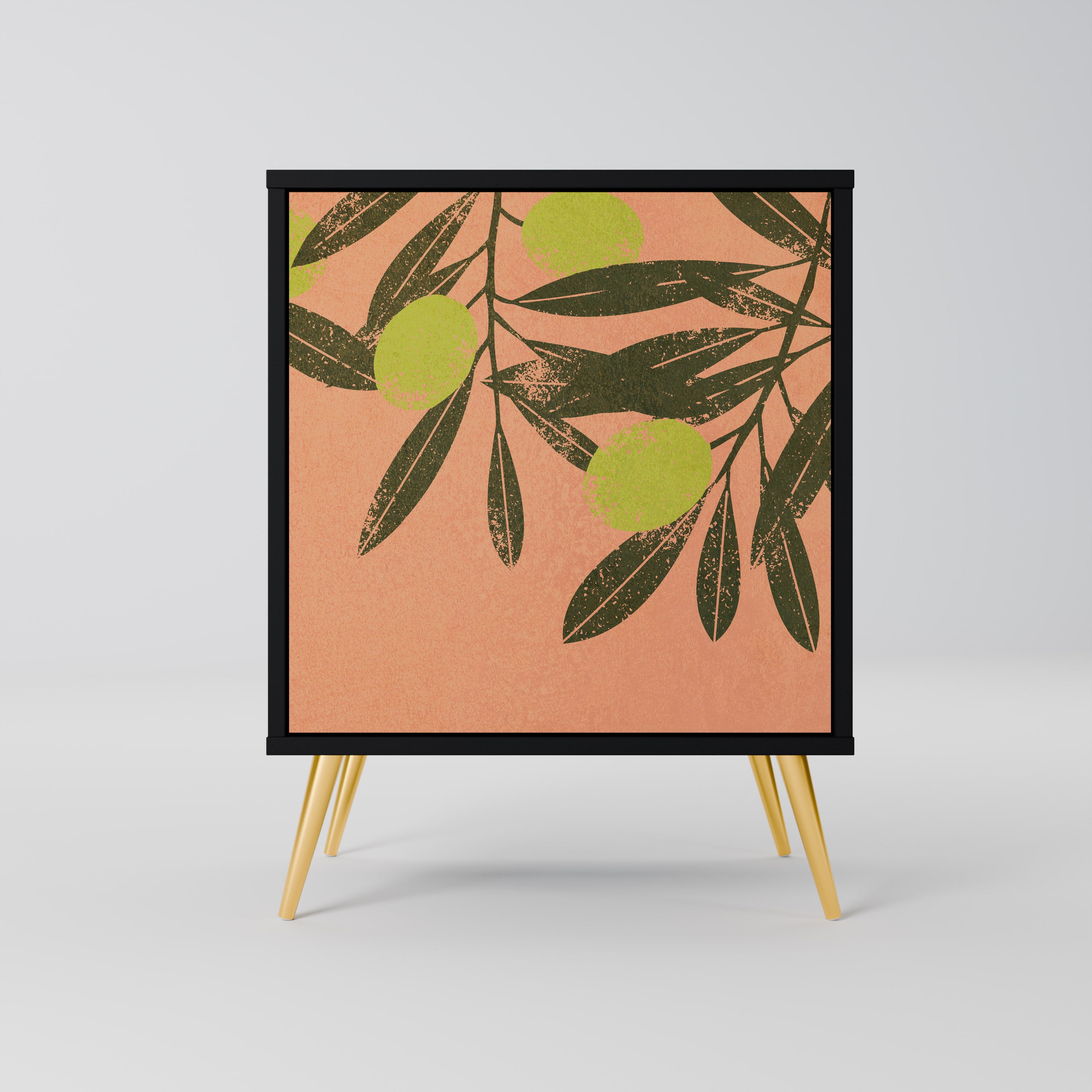 JUICY OLIVES Komoda 1-drzwiowa korpus Czarny