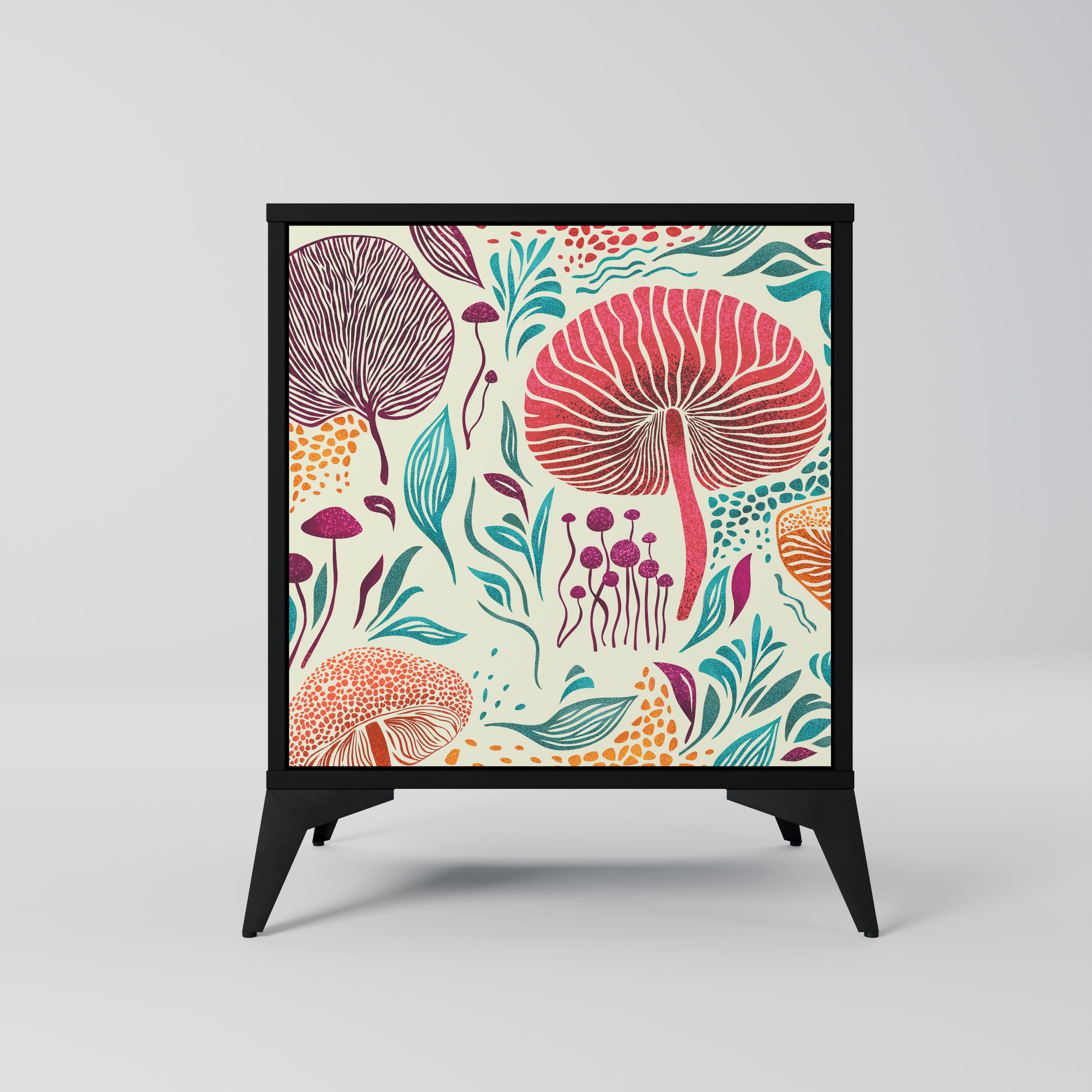 FUNGUS FANTASY Komoda 1-drzwiowa korpus Czarny