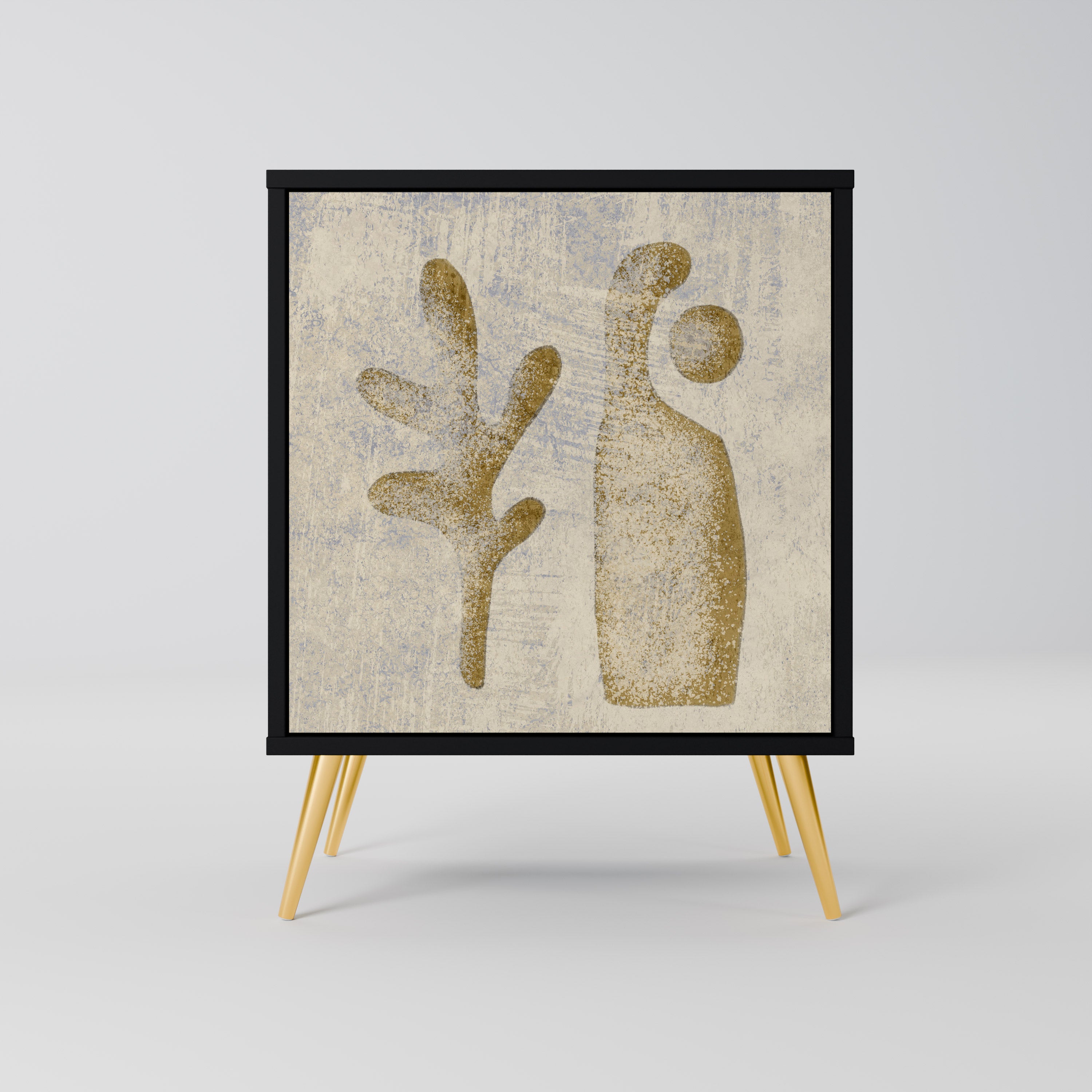 SAND SCULPTURES Komoda 1-drzwiowa korpus Czarny