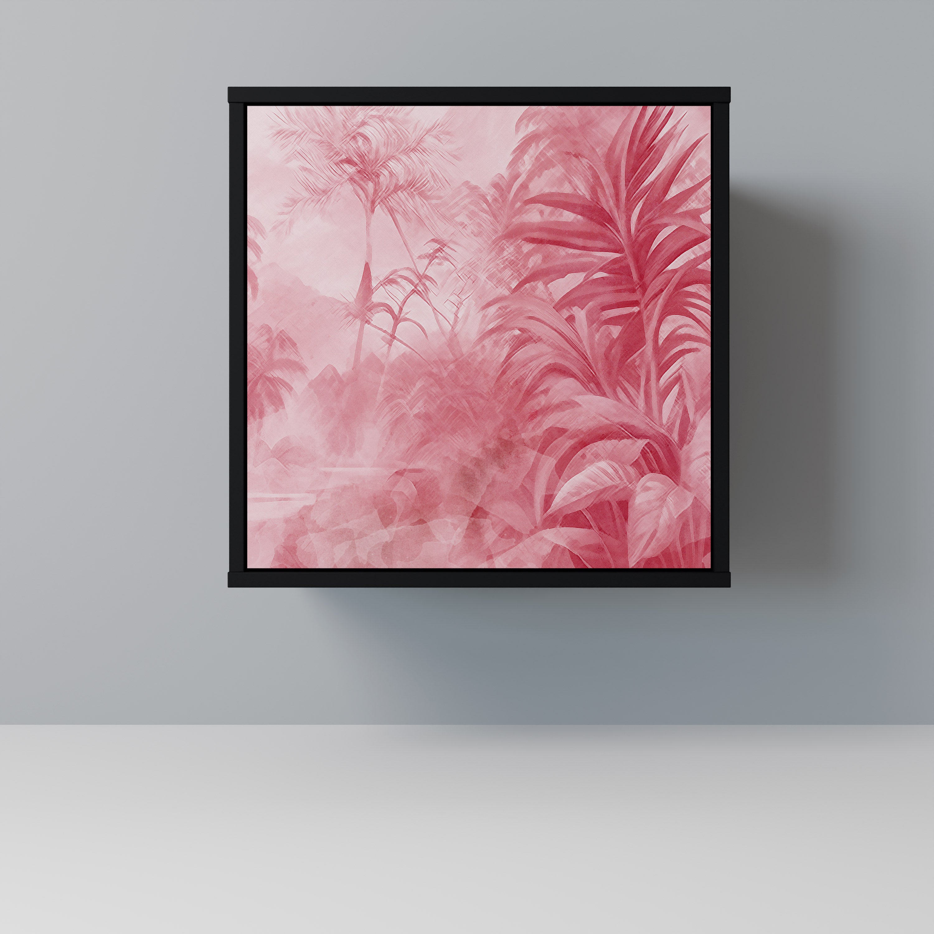 SWEET TROPICS Komoda 1-drzwiowa korpus Czarny