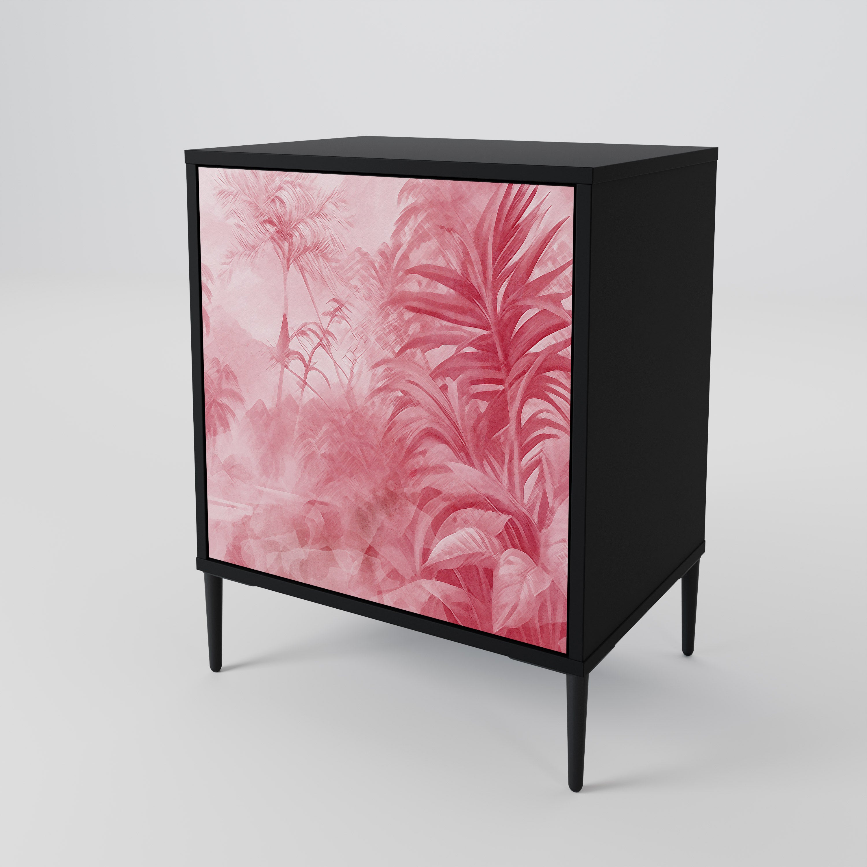 SWEET TROPICS Komoda 1-drzwiowa korpus Czarny