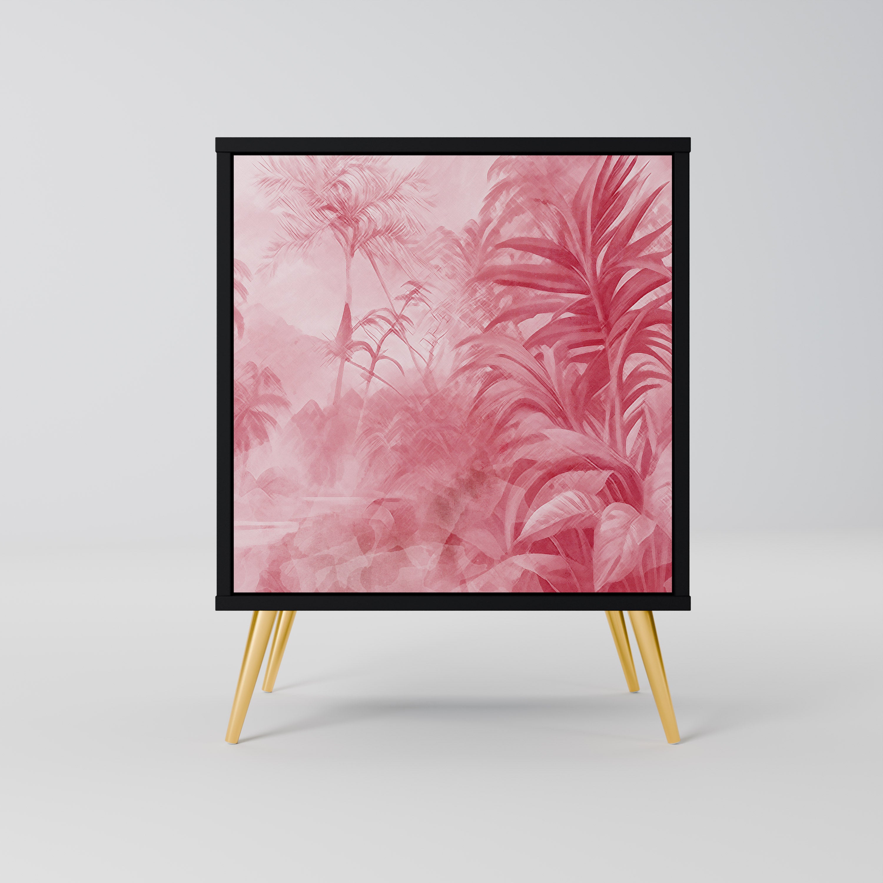 SWEET TROPICS Komoda 1-drzwiowa korpus Czarny