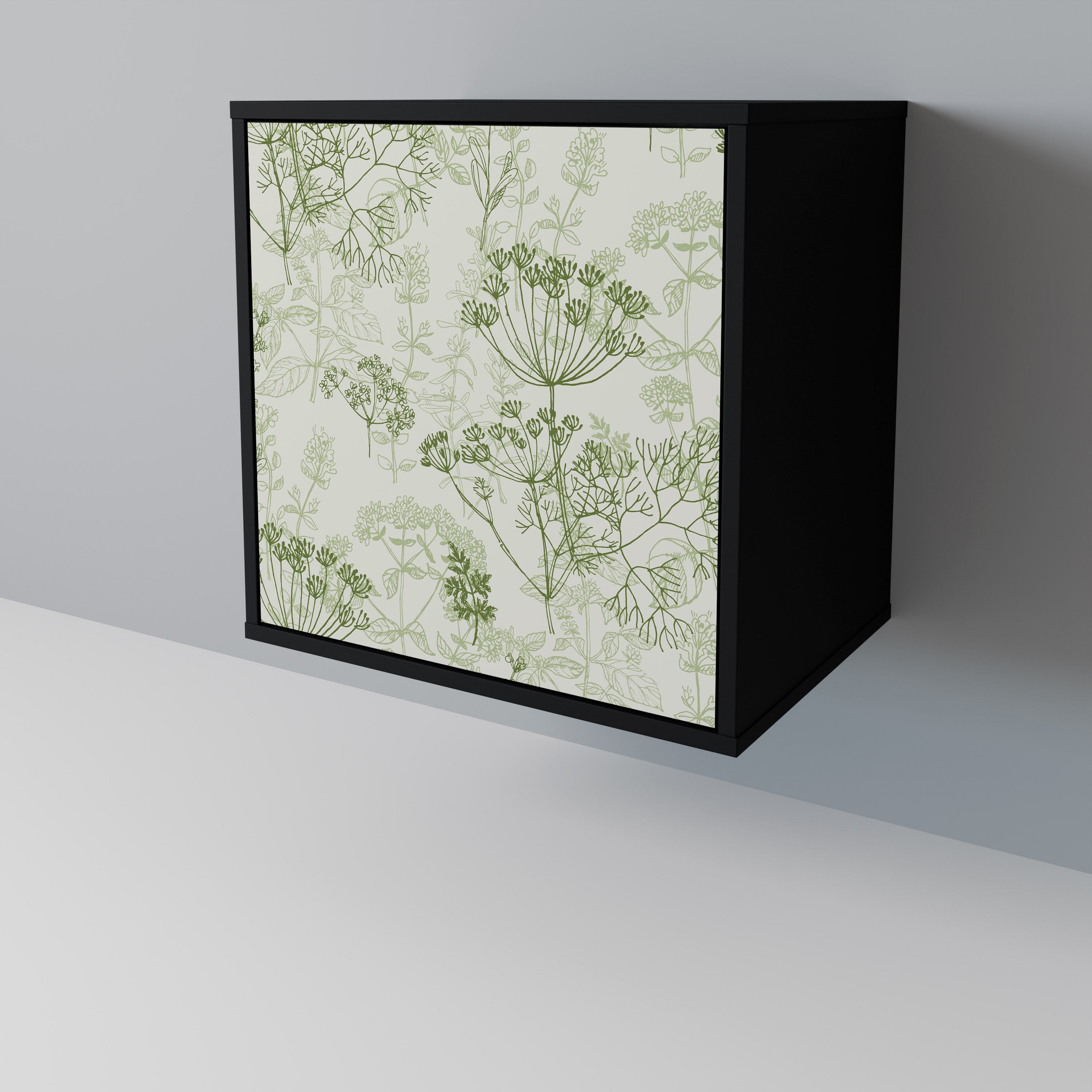 FENNEL BALDACHIN Komoda 1-drzwiowa korpus Czarny