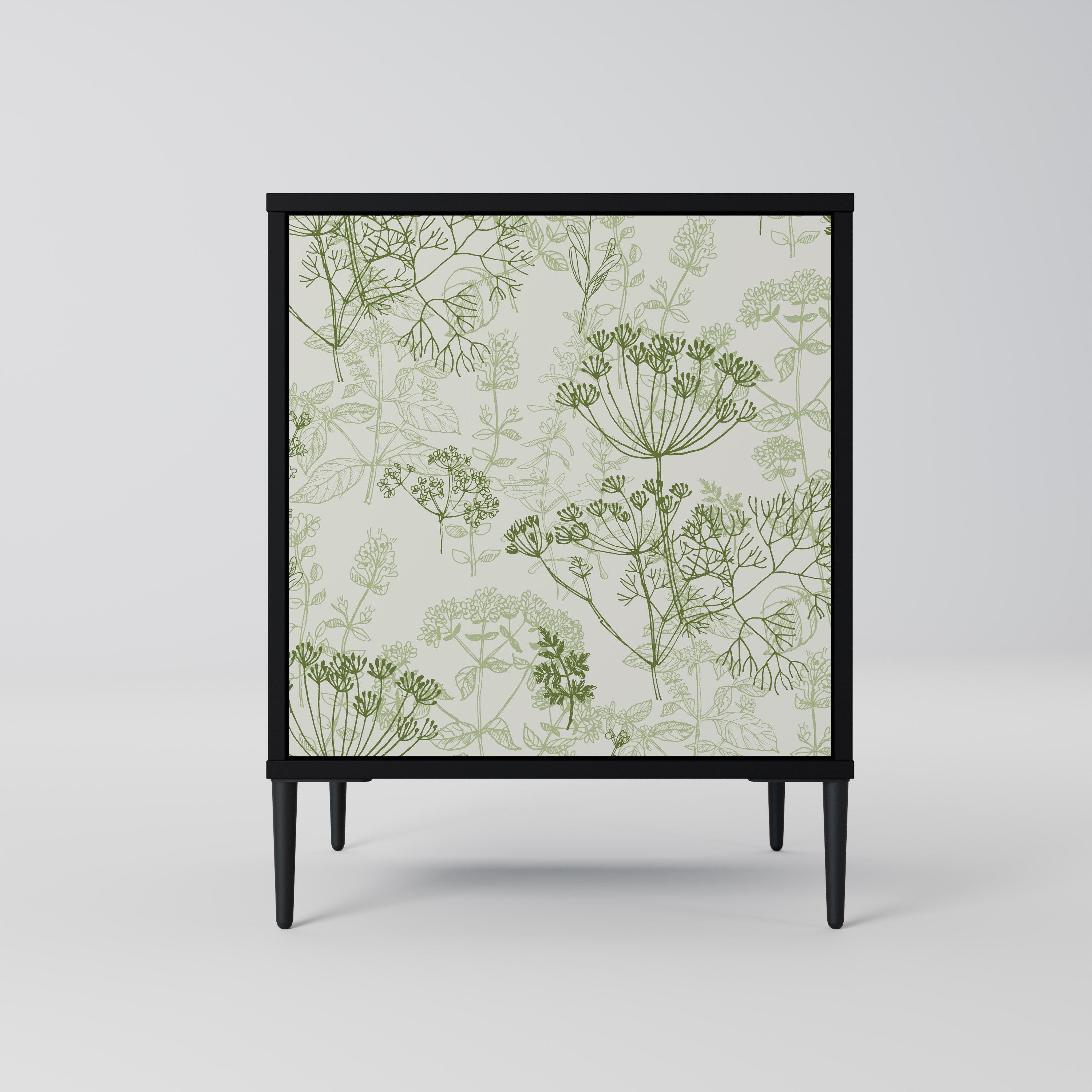 FENNEL BALDACHIN Komoda 1-drzwiowa korpus Czarny