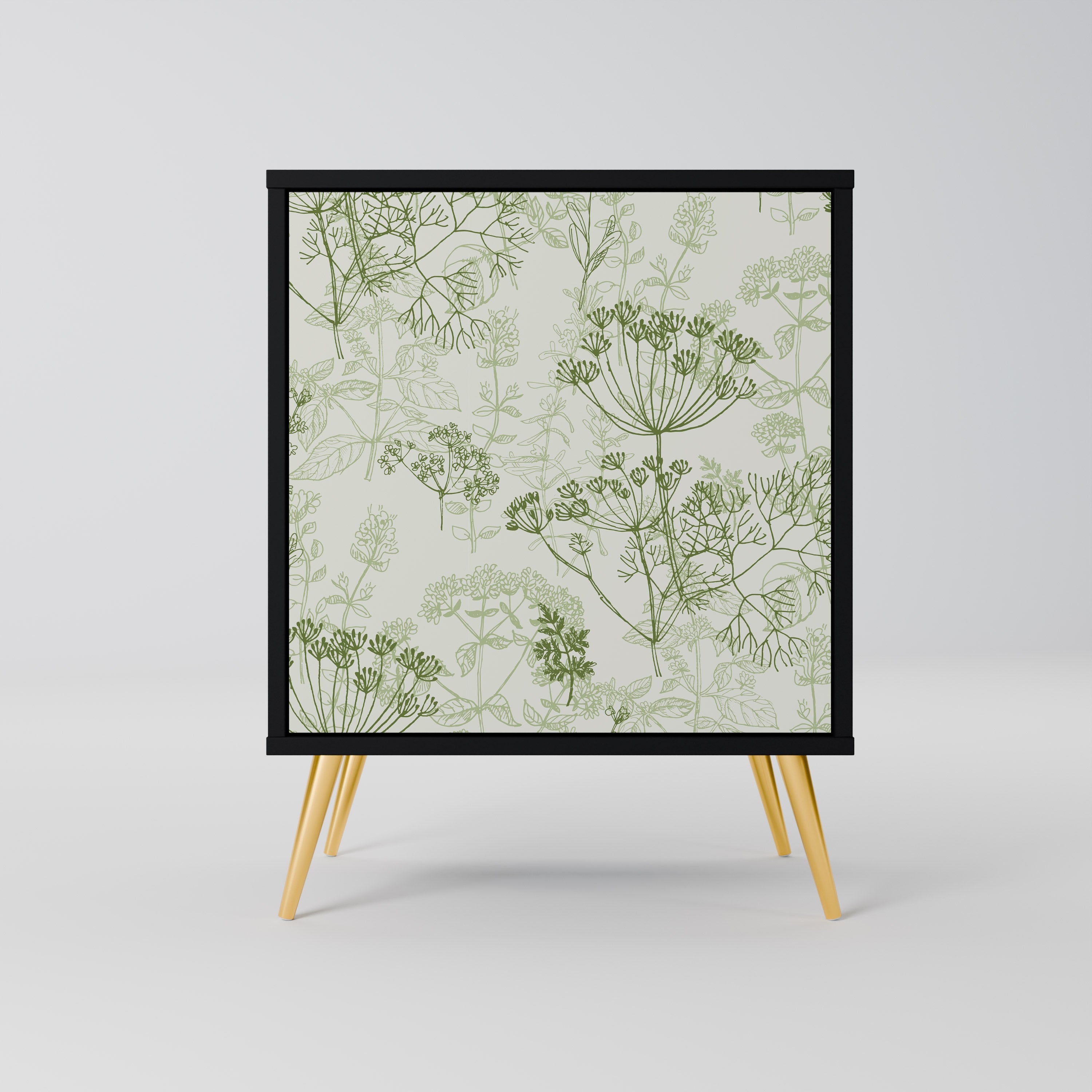 FENNEL BALDACHIN Komoda 1-drzwiowa korpus Czarny