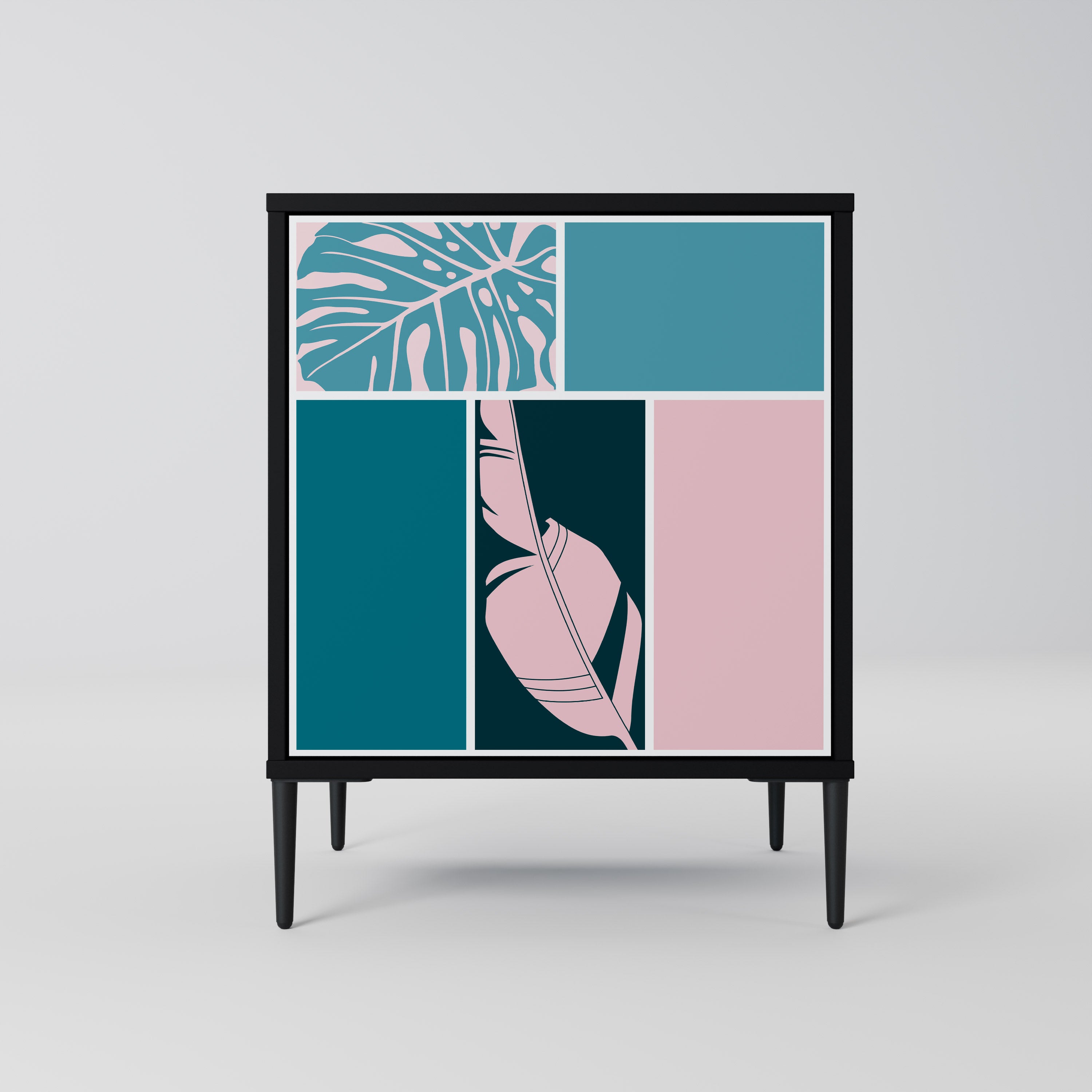 COMBINATION OF SHAPES Komoda 1-drzwiowa korpus Czarny