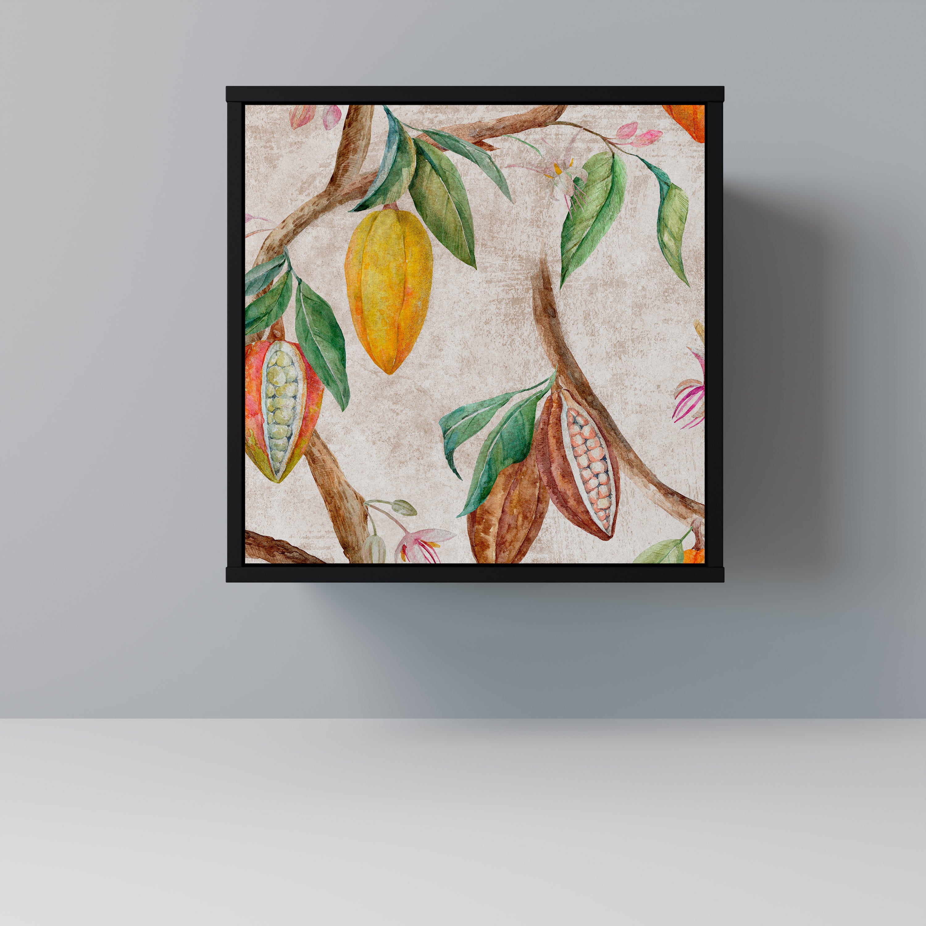 COCOA FRUITS Komoda 1-drzwiowa korpus Czarny