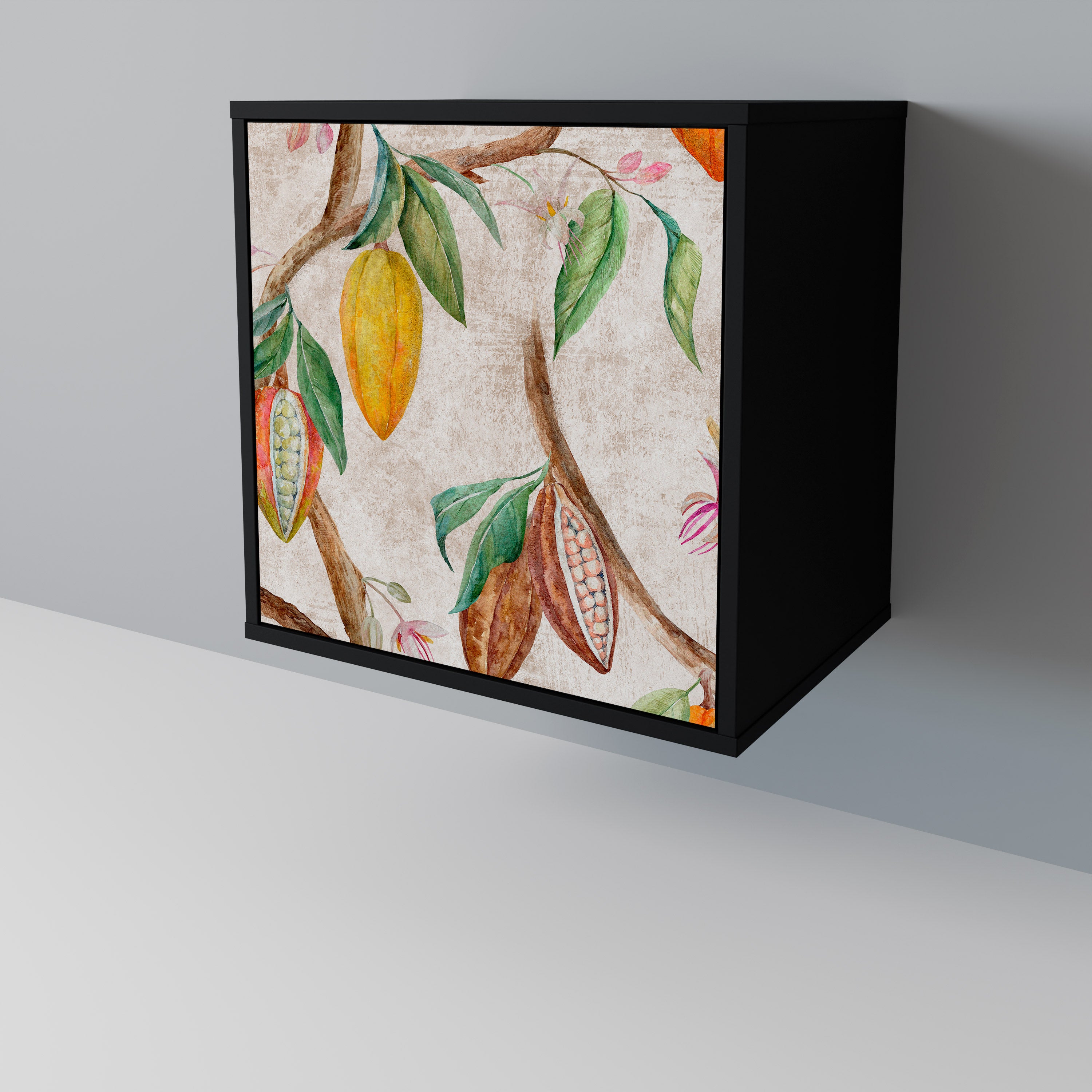 COCOA FRUITS Komoda 1-drzwiowa korpus Czarny