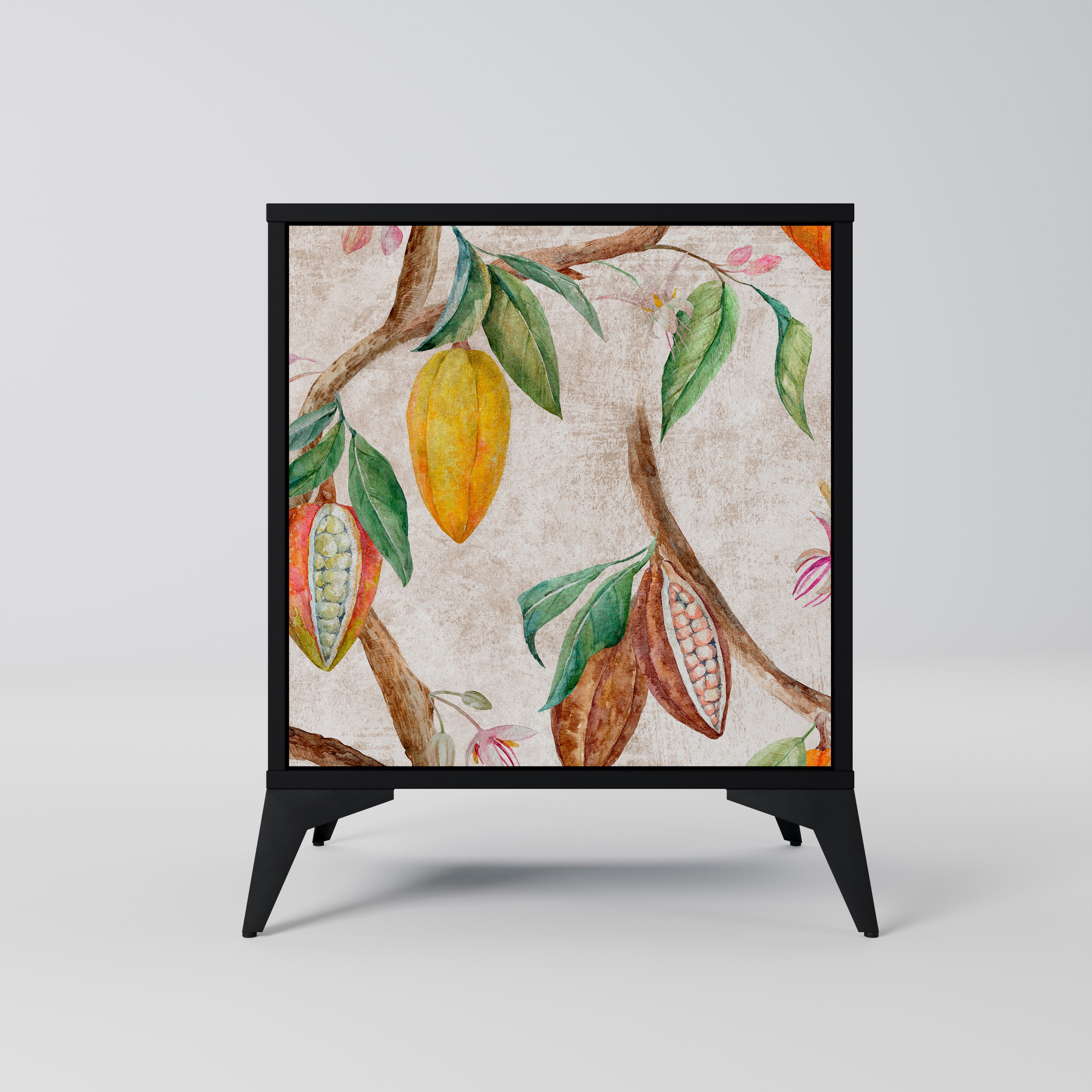 COCOA FRUITS Komoda 1-drzwiowa korpus Czarny