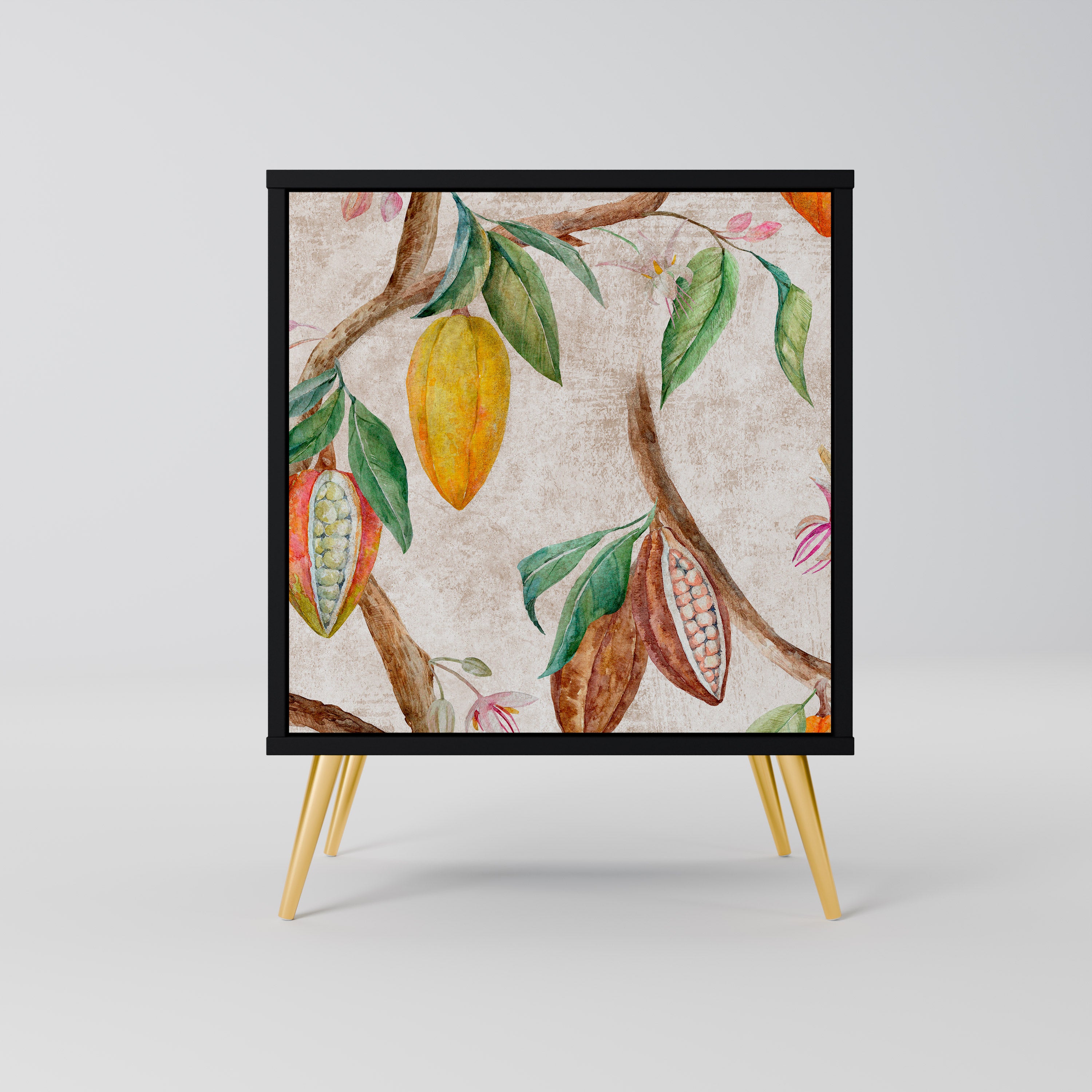 COCOA FRUITS Komoda 1-drzwiowa korpus Czarny