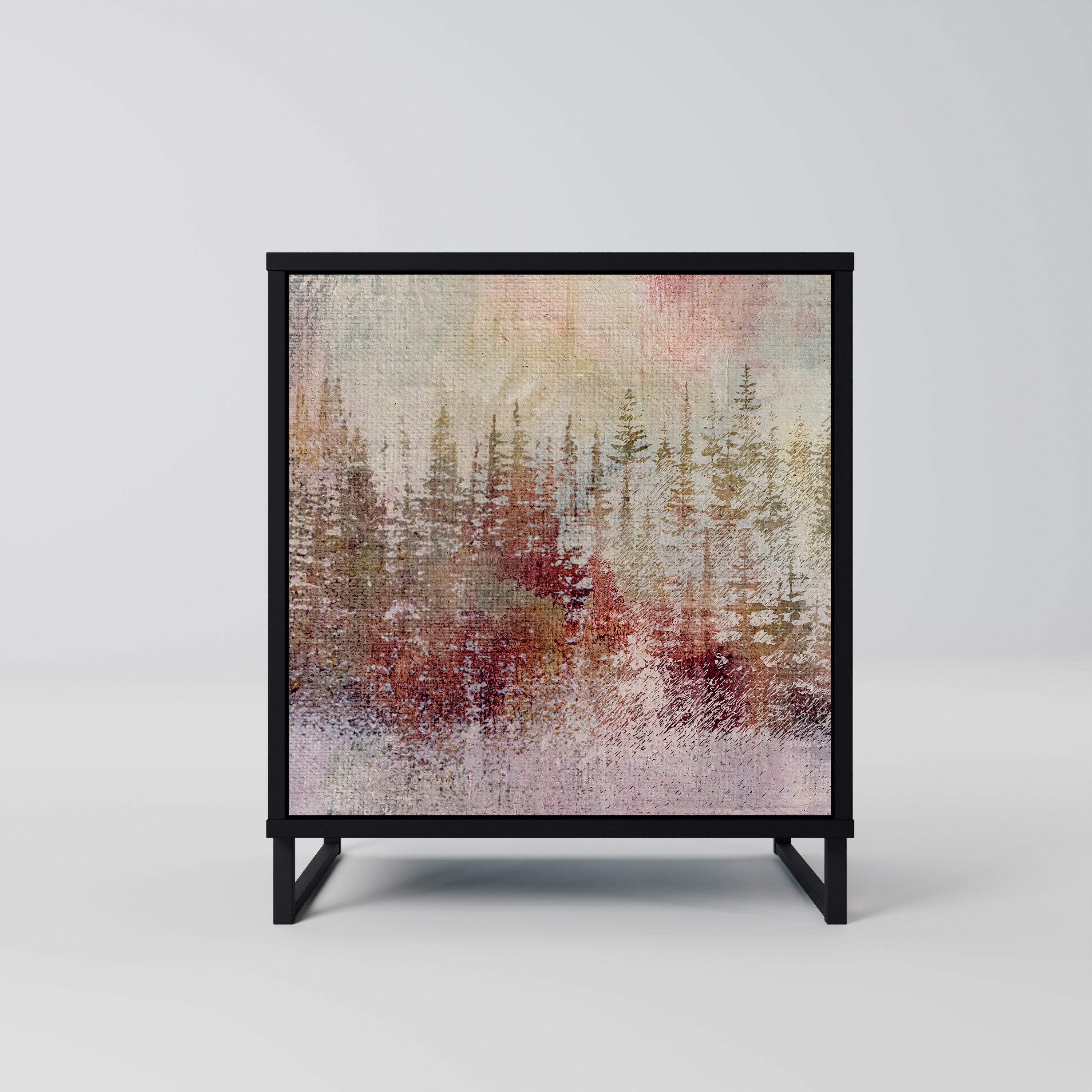 VEILED SUMMIT Komoda 1-drzwiowa korpus Czarny