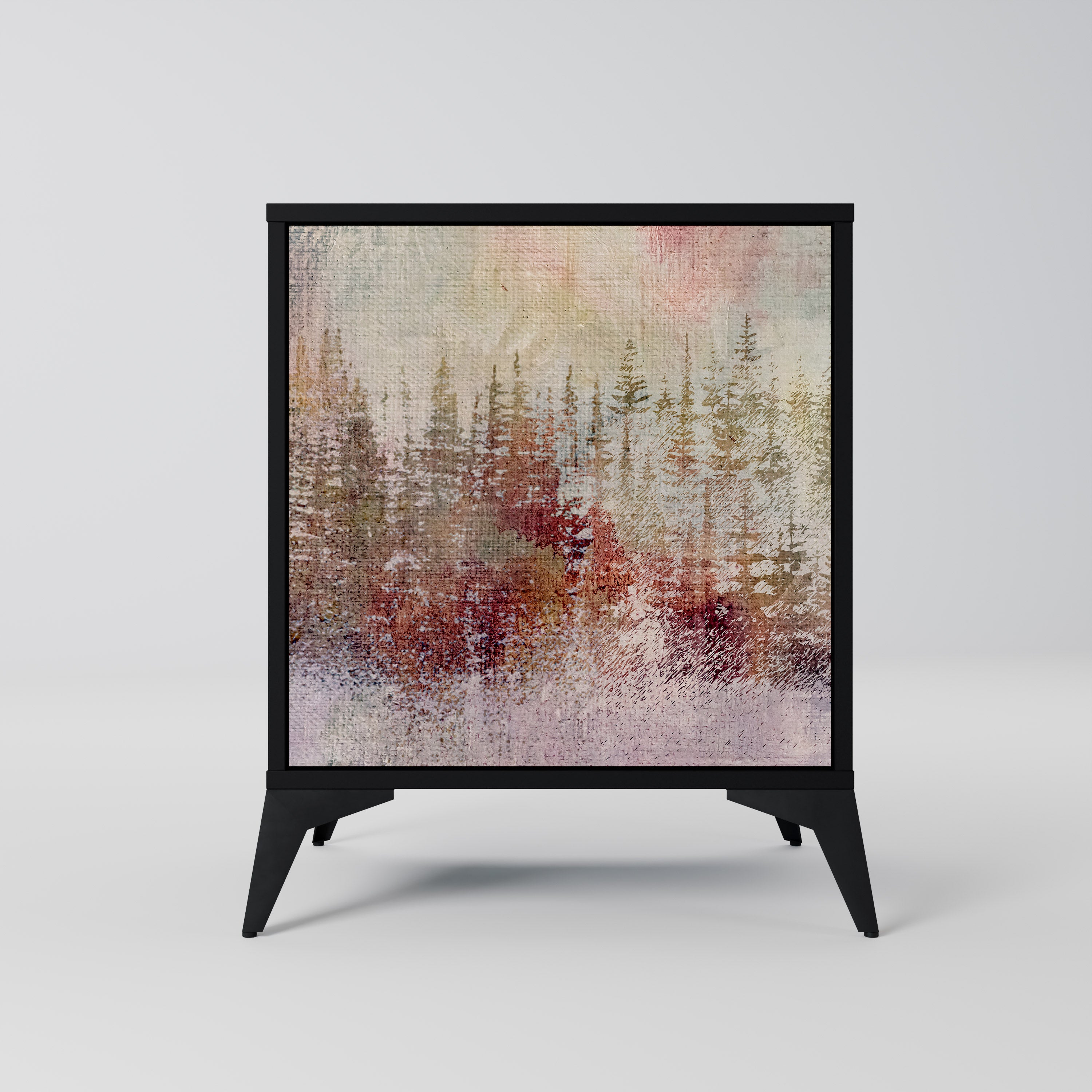 VEILED SUMMIT Komoda 1-drzwiowa korpus Czarny