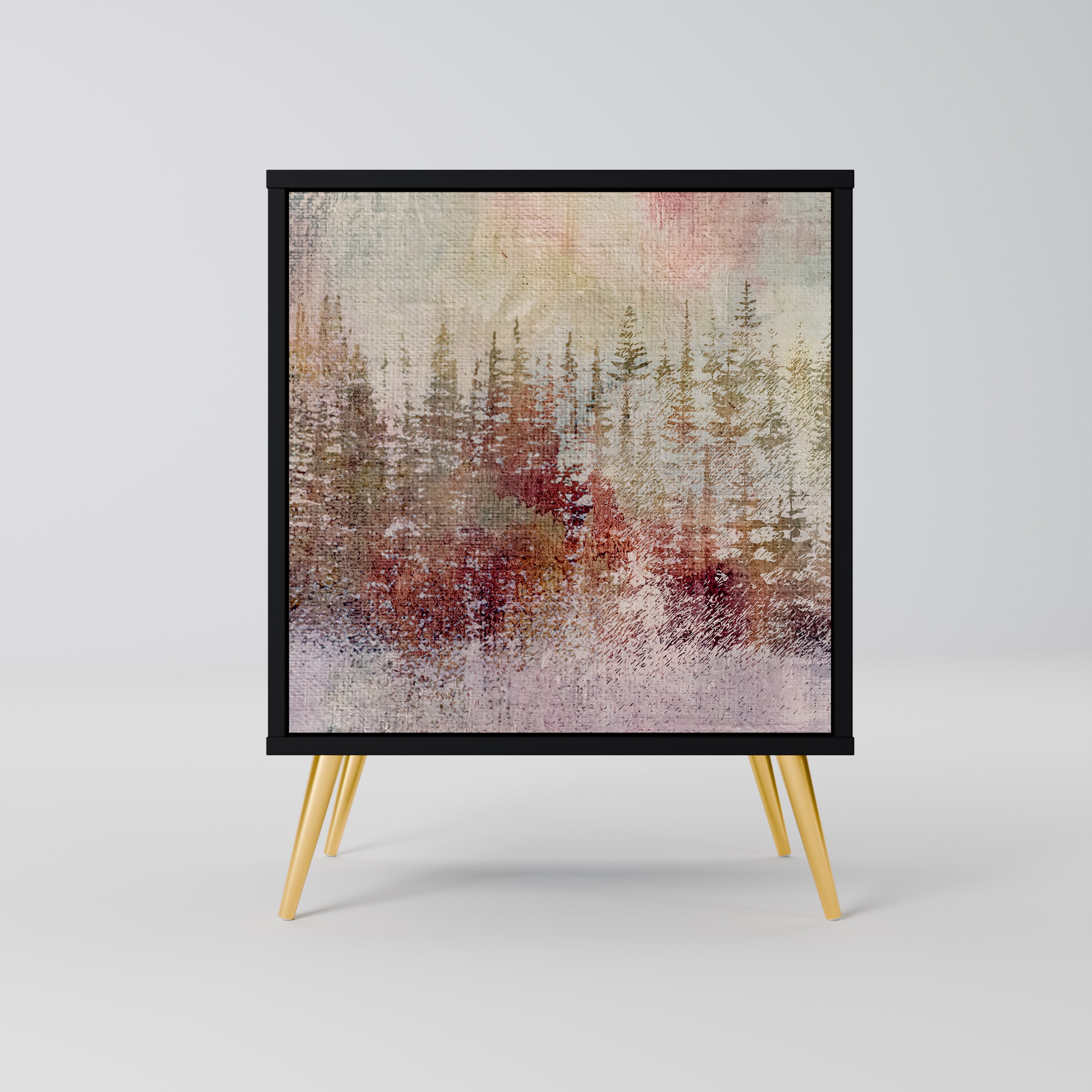 VEILED SUMMIT Komoda 1-drzwiowa korpus Czarny