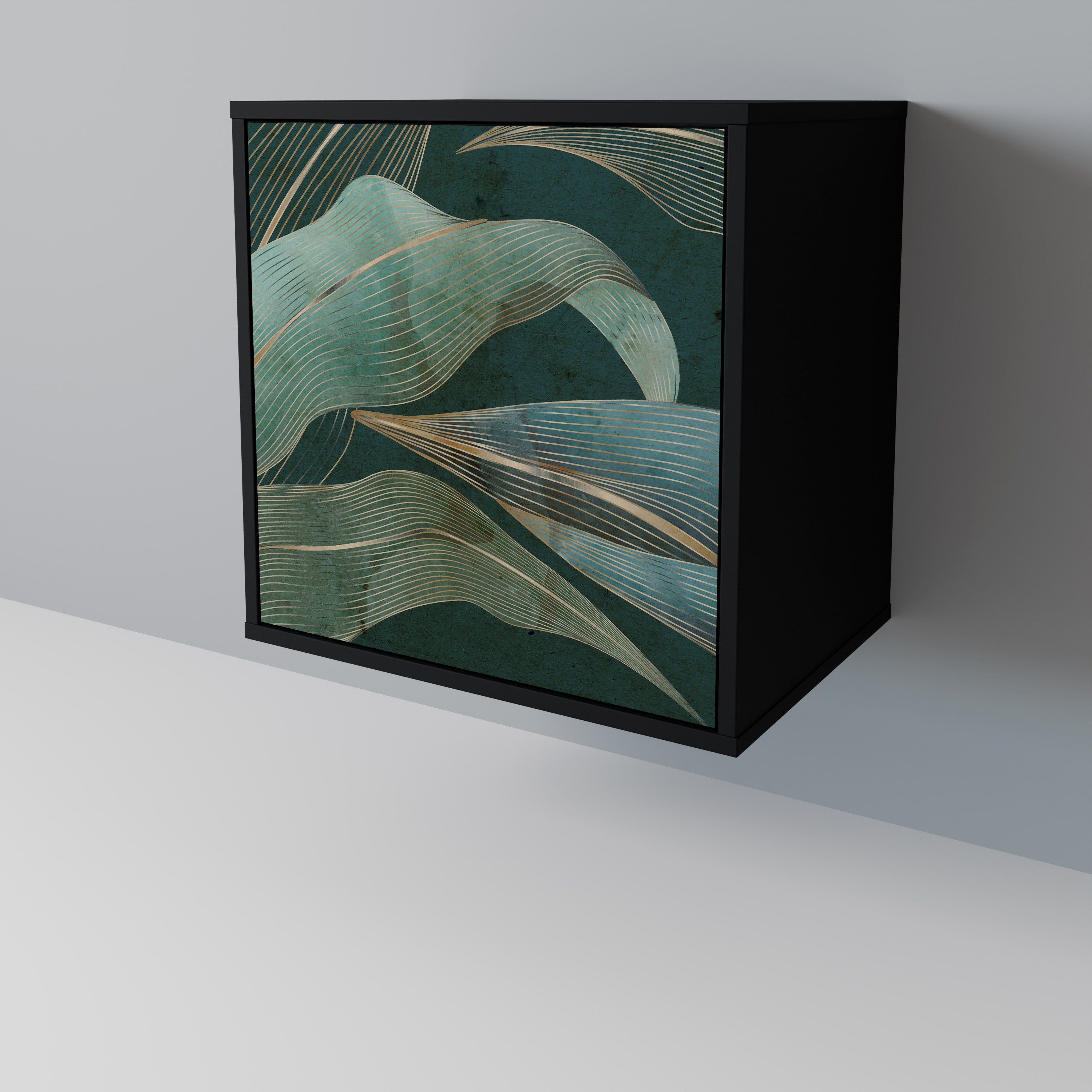 ROYAL GREEN Komoda 1-drzwiowa korpus Czarny